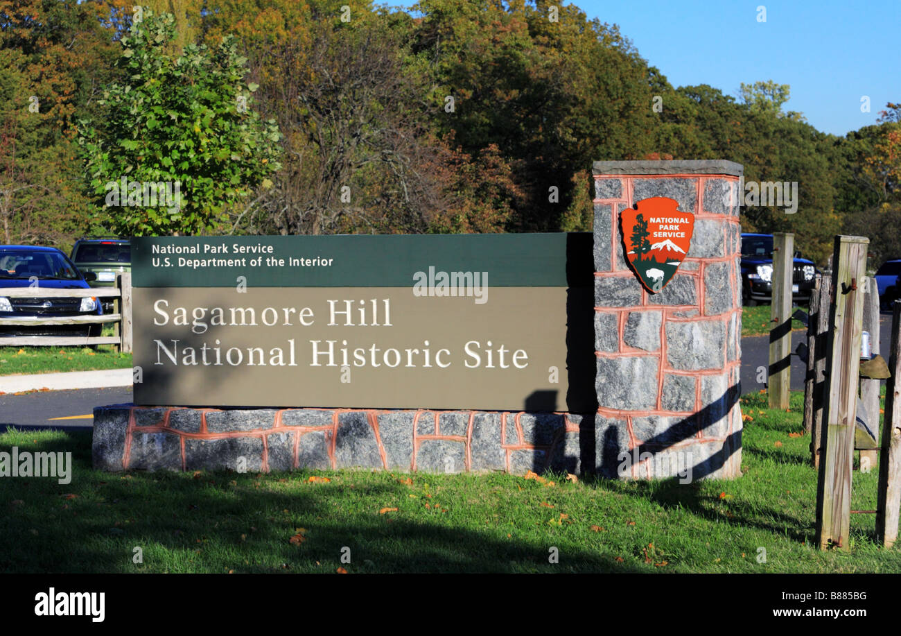 Sagamore Hill National Historic Site in 'Oyster Bay' 'Long Island" "nello stato di New York " STATI UNITI D'AMERICA Foto Stock