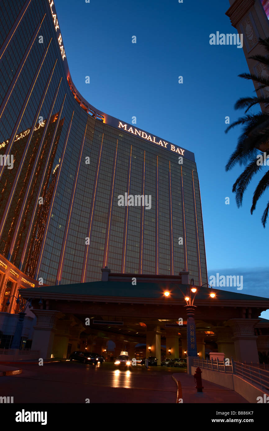 Mandalay Bay Hotel famoso Casino - Las Vegas Boulevard - la striscia Foto Stock