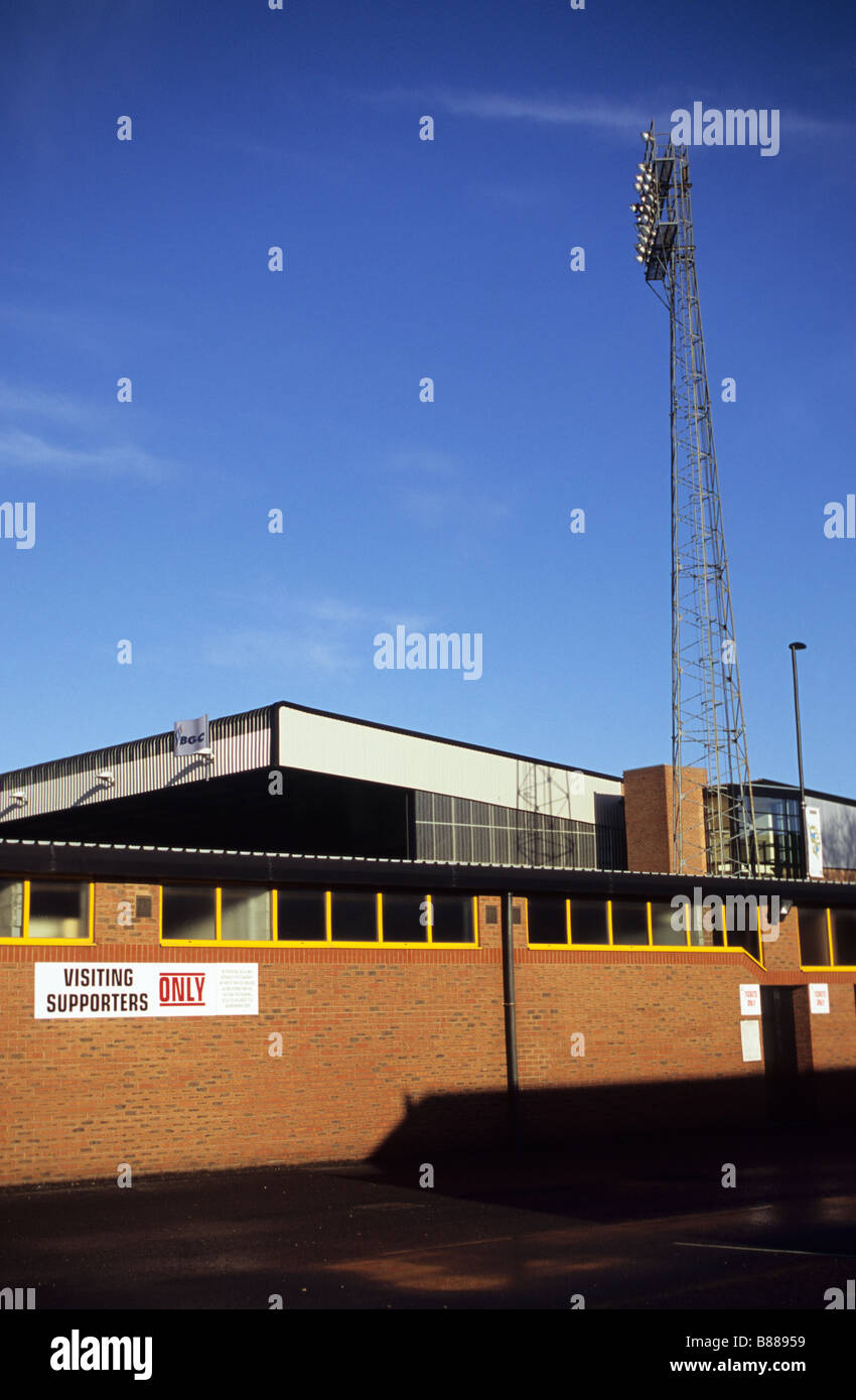 Port Vale Football Stadium di Burslem Stoke-on-Trent Foto Stock