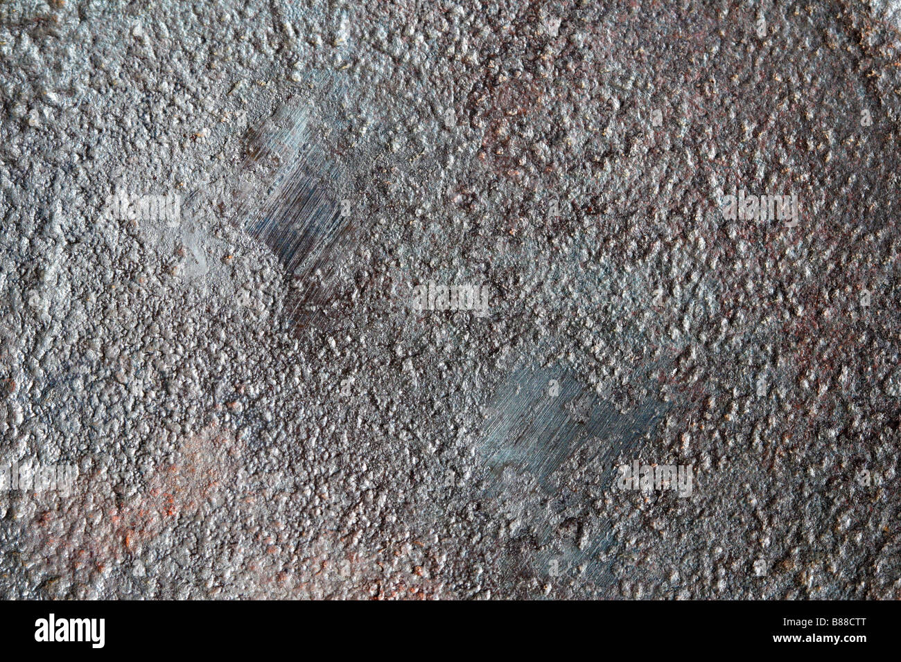 Metallo grunge sfondo immagine fine closeup Foto Stock