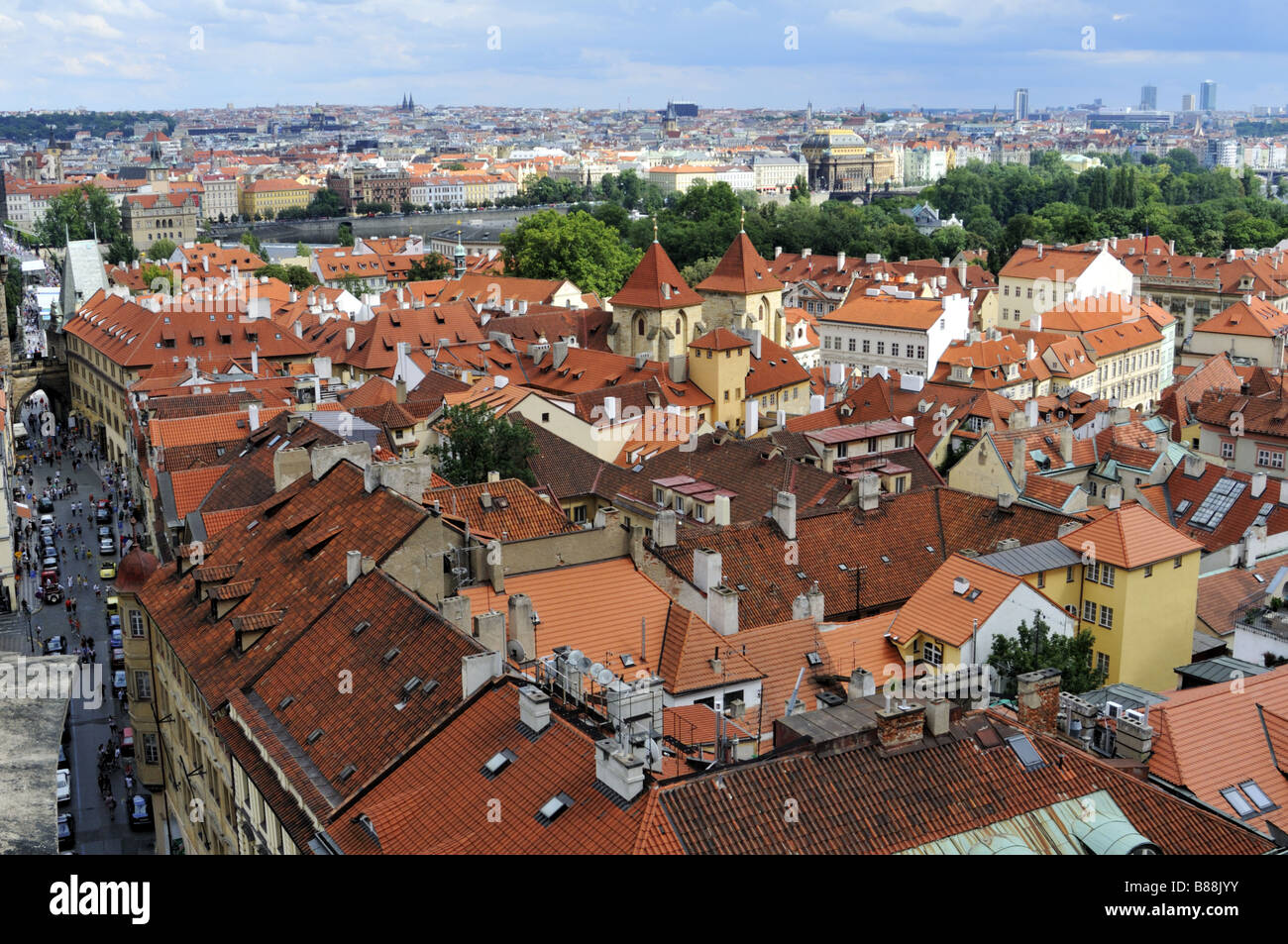 Praga Quartiere Piccolo Foto Stock