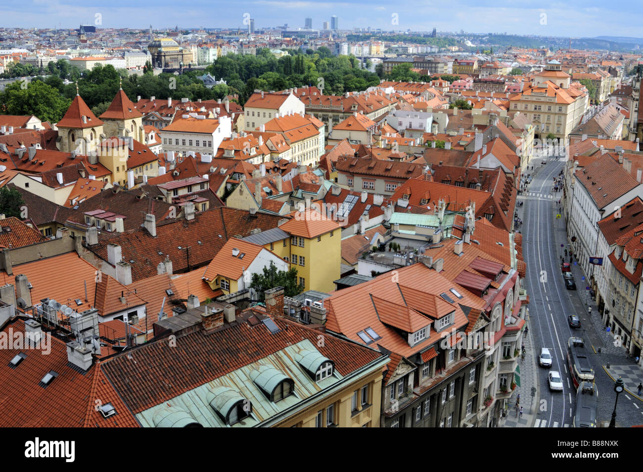 Praga Quartiere Piccolo Foto Stock