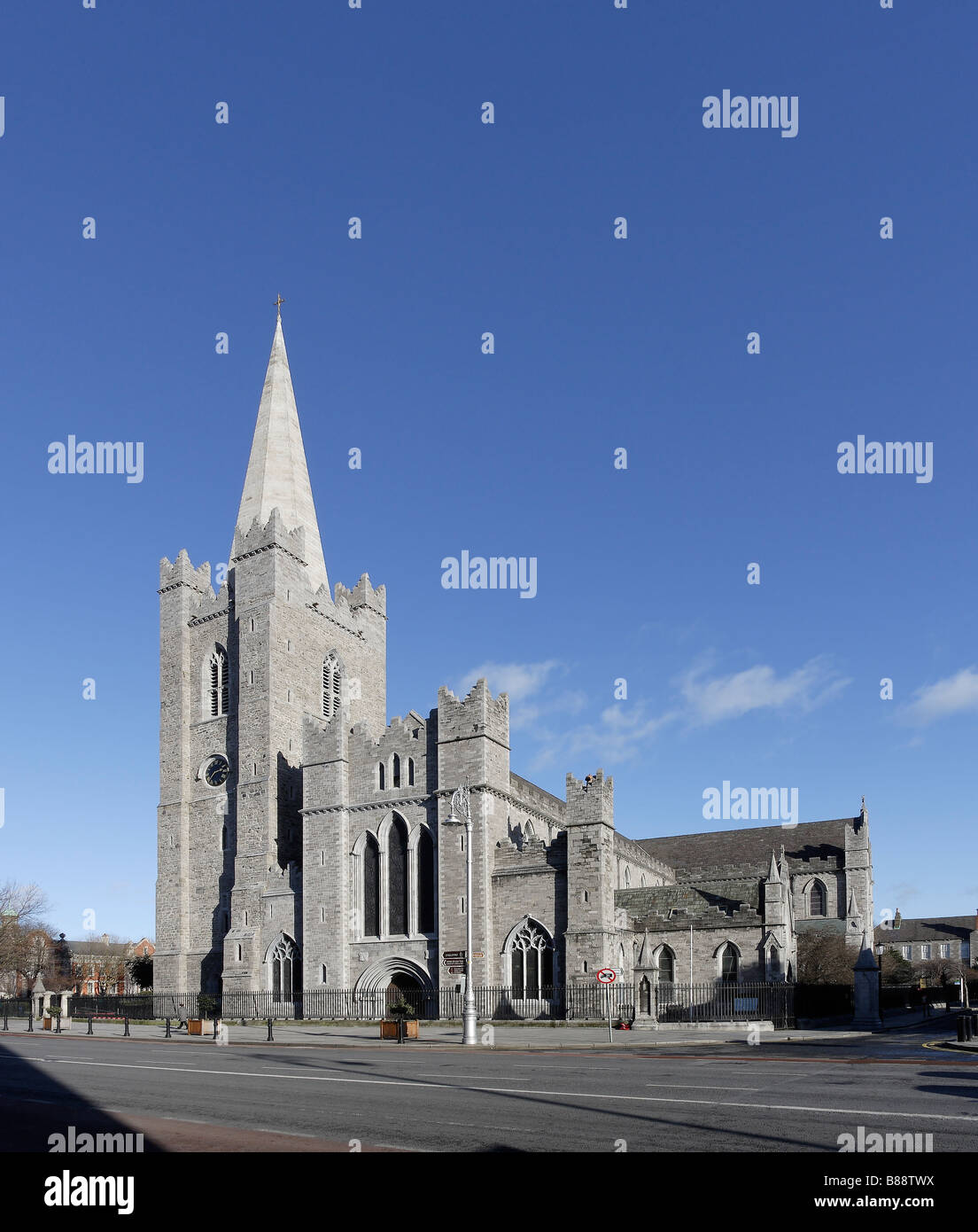 St Patricks cathedral Dublino Irlanda chiesa cattolica patrick street Foto Stock