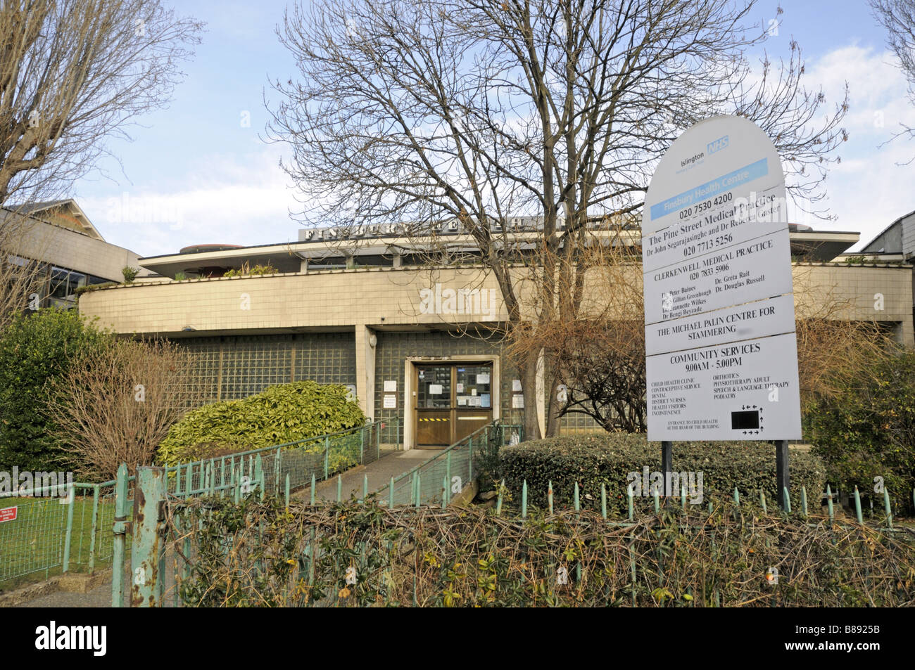 Finsbury Centro Salute Clerkenwell Islington Londra Inghilterra REGNO UNITO Foto Stock