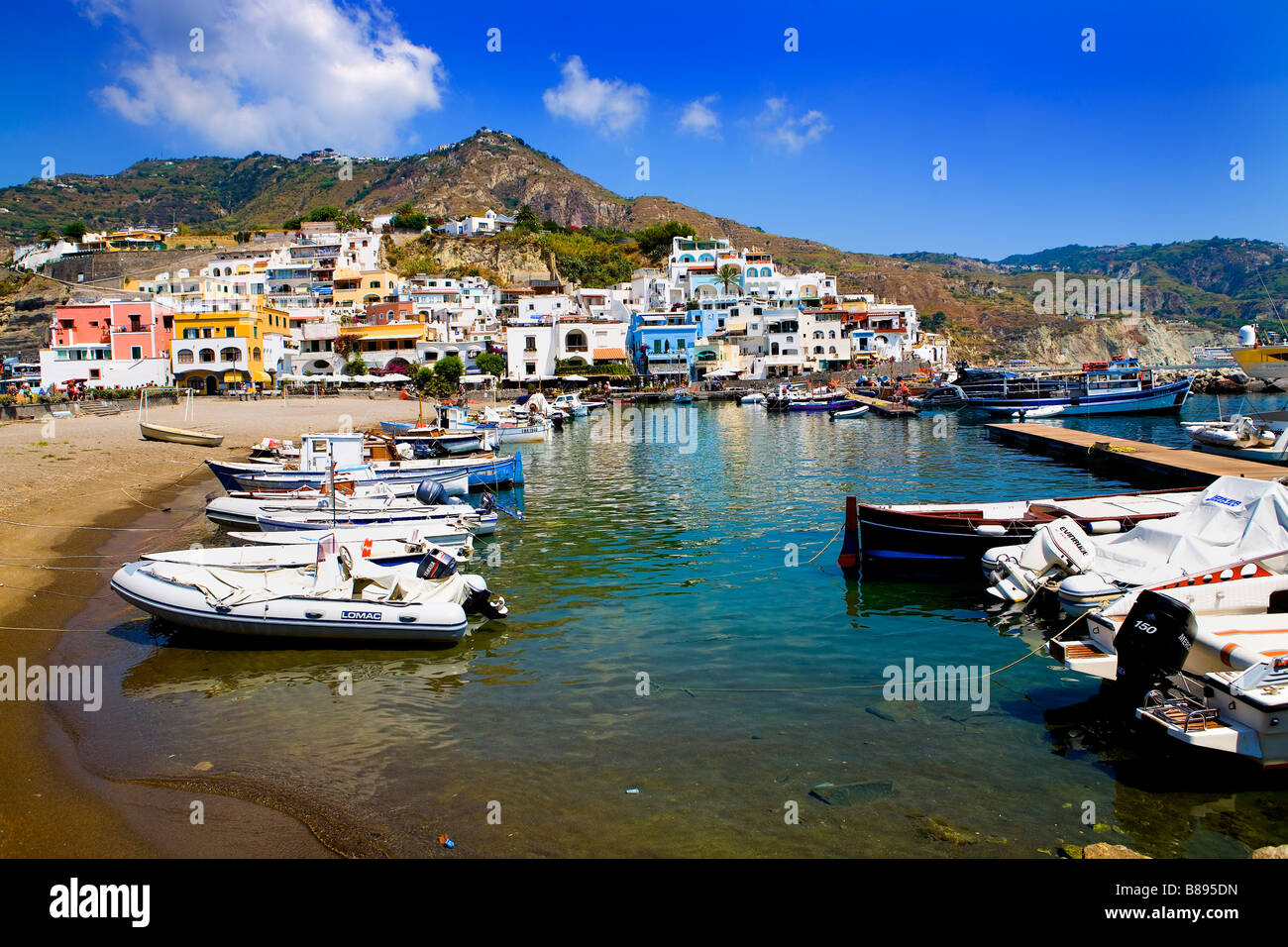 Sant'Angelo Ischia Island Foto Stock