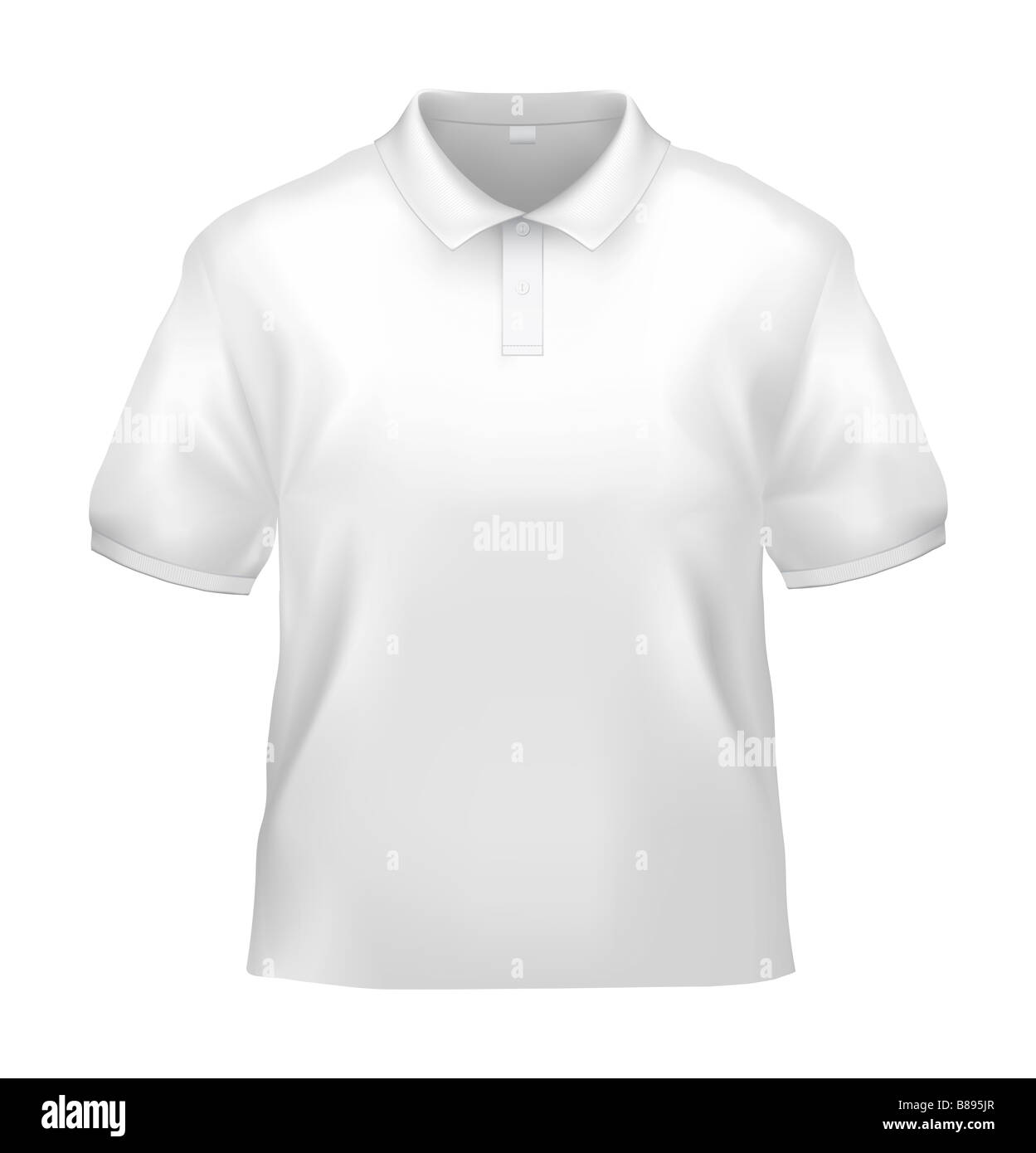 T-shirt bianca Foto Stock