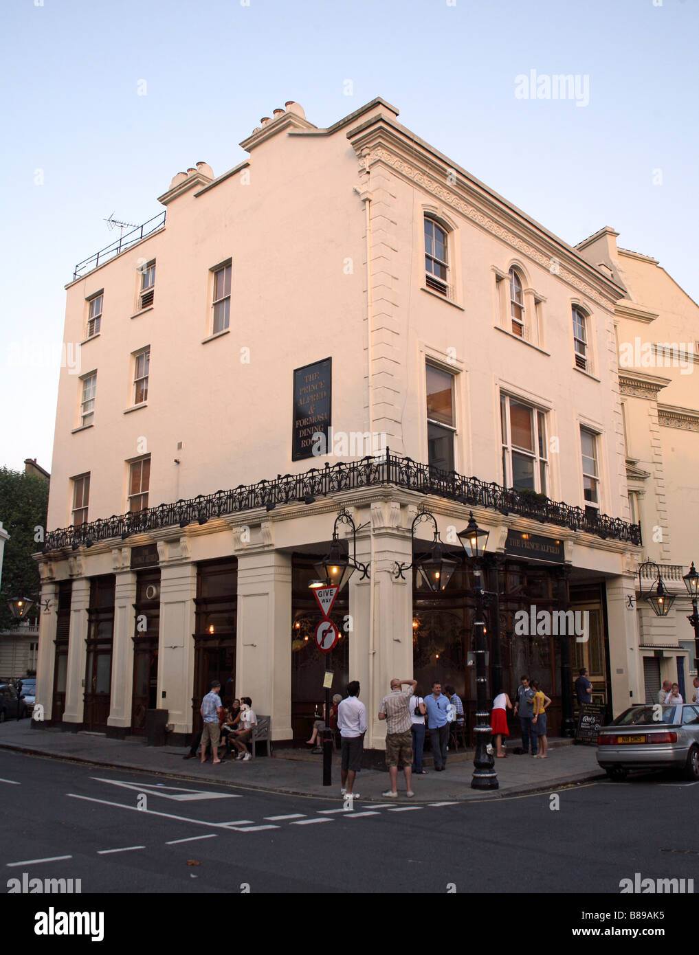 Il Prince Alfred Pub e sale da pranzo, Formosa Road, Maida Vale, London Foto Stock