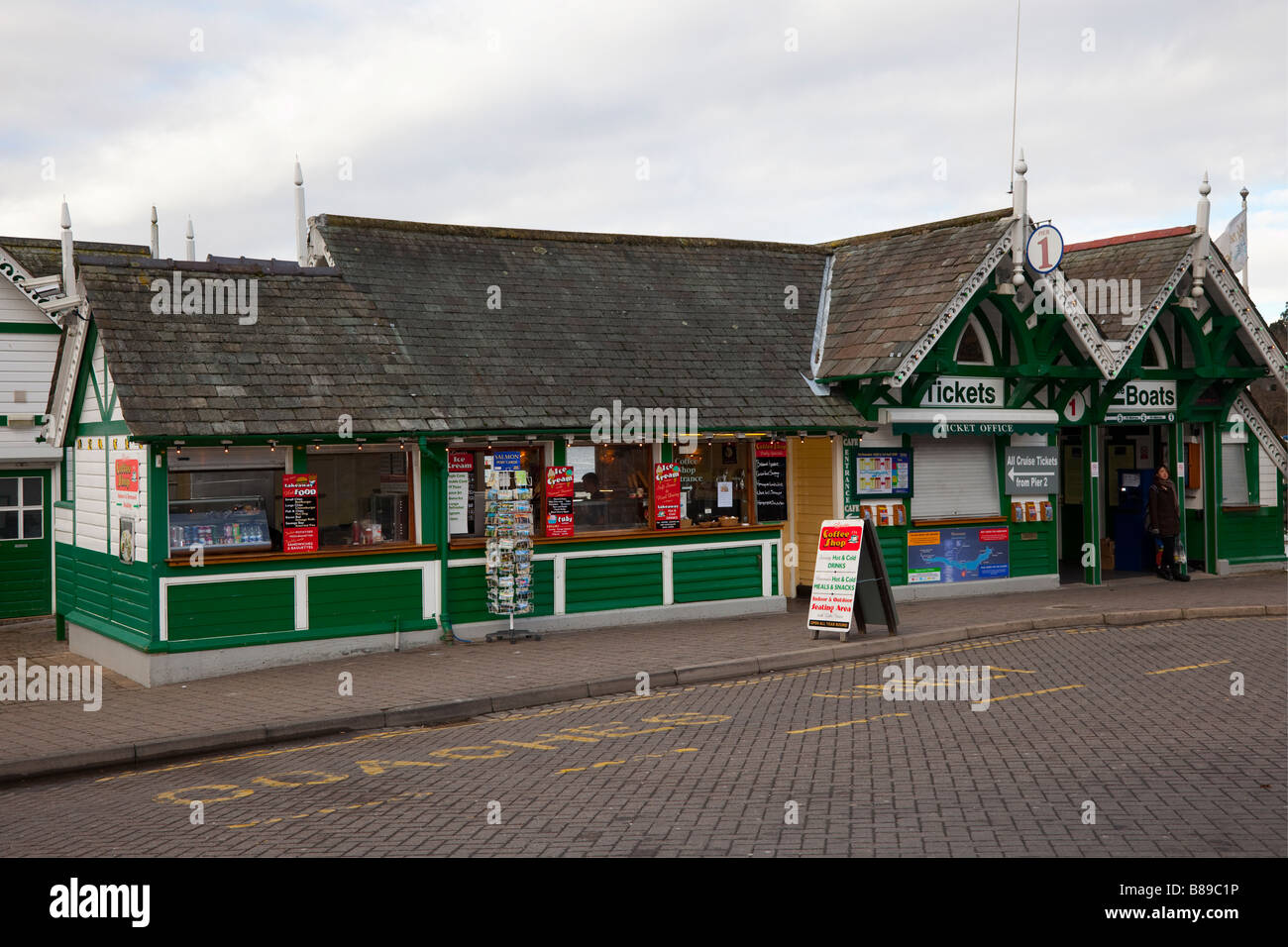 Biglietteria, Windermere, Cumbria, Regno Unito Foto Stock