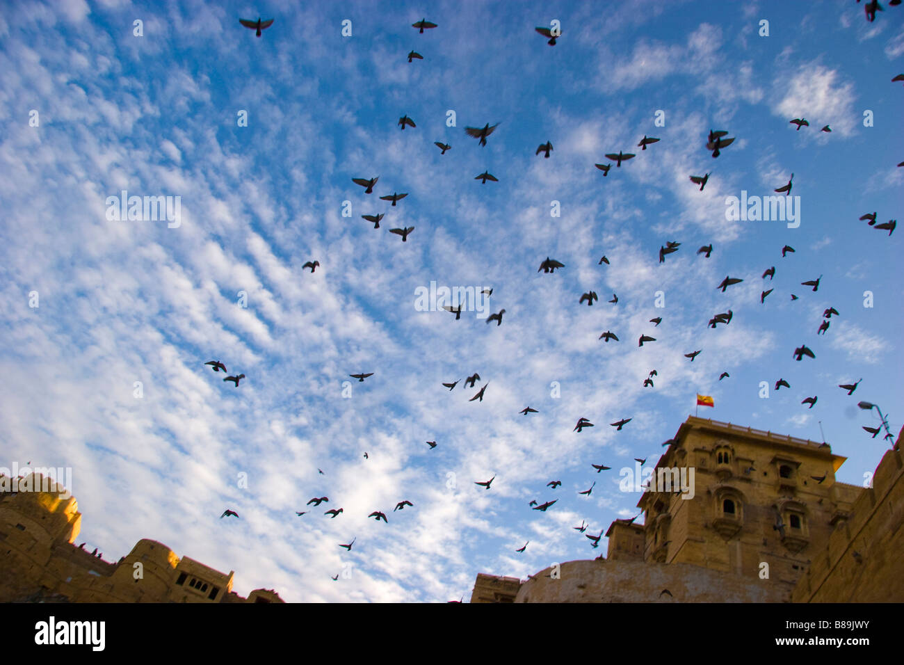 Esterno Jaisalmer fort Jaisalmer Rajasthan in India Foto Stock