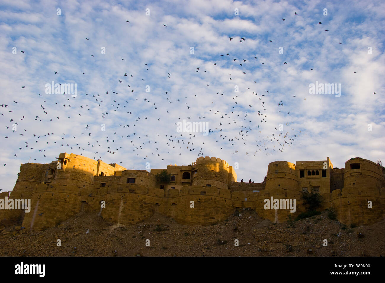 Esterno Jaisalmer fort Jaisalmer Rajasthan in India Foto Stock