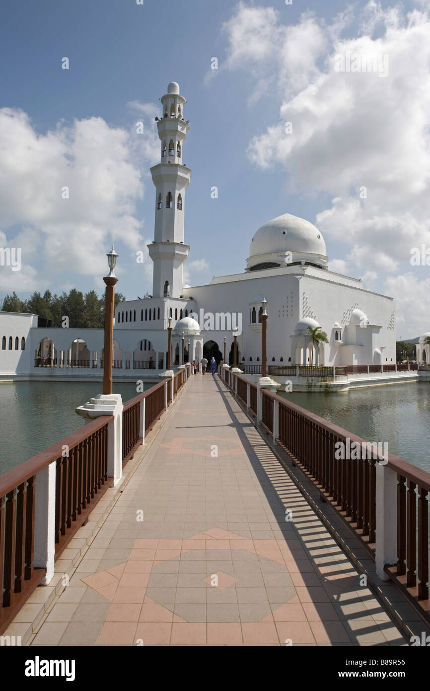 Tengku Tengah Zaharah moschea, Terengganu, Malaysia Foto Stock