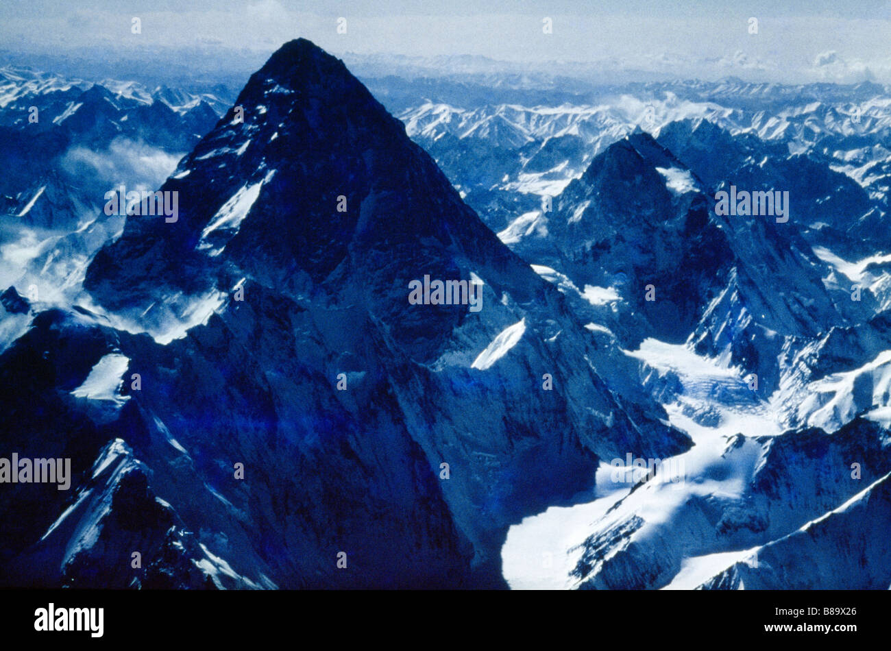 Il Pakistan K2 Karakoram Mountain Range Foto stock - Alamy