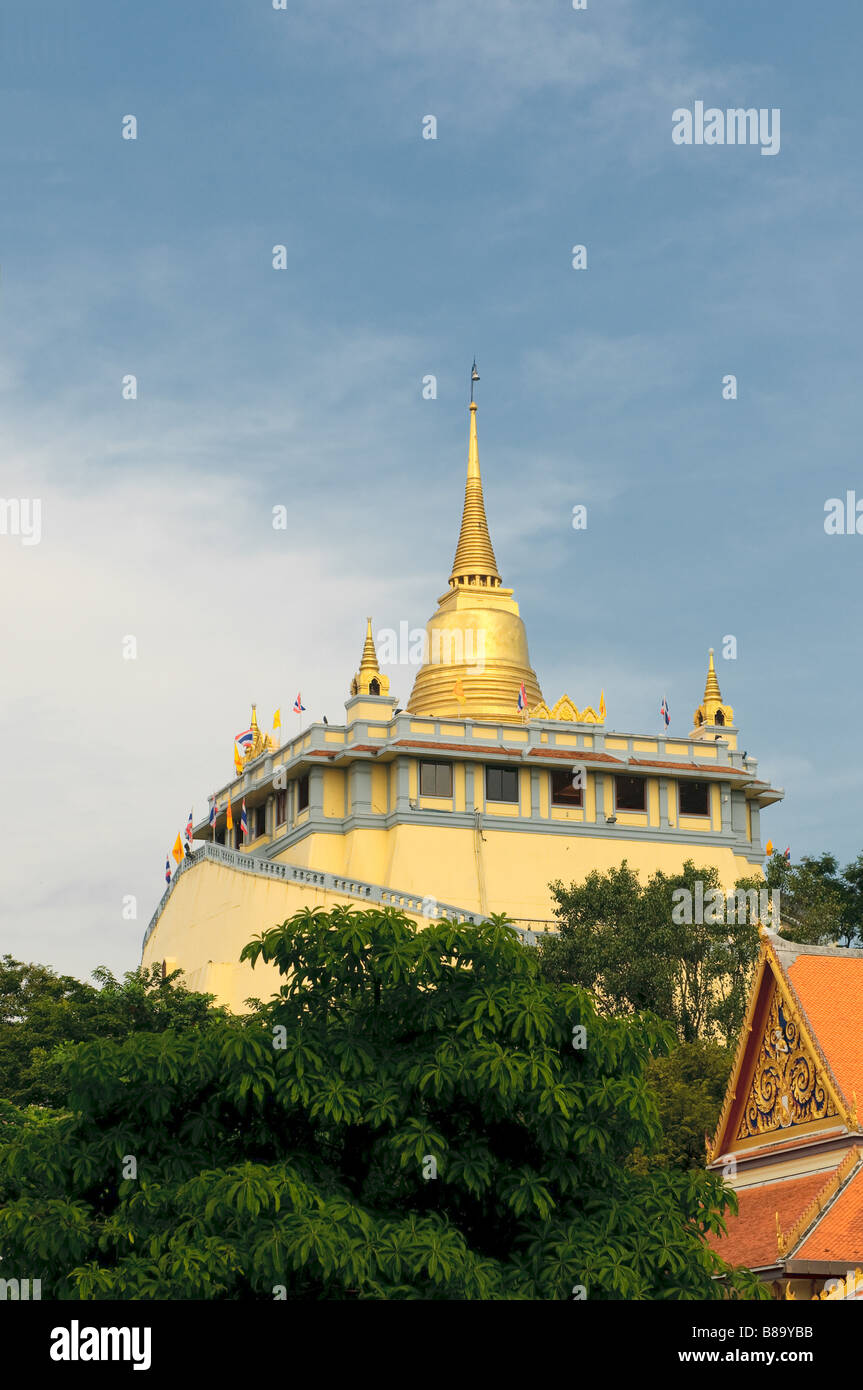 Golden Mount Temple Bangkok in Thailandia Foto Stock