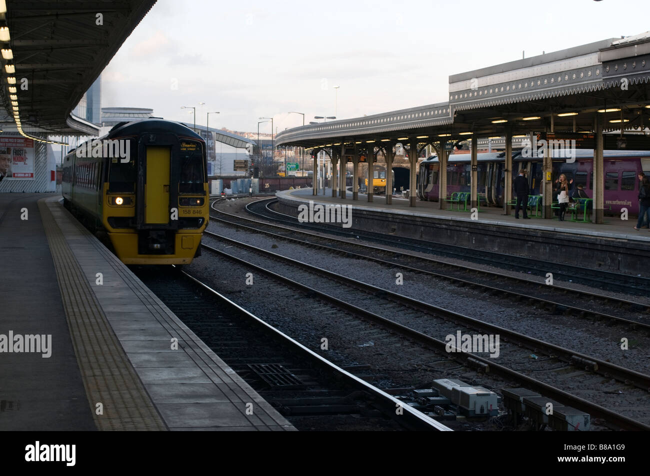 Stazione di Sheffield South Yorkshire England Regno Unito Foto Stock