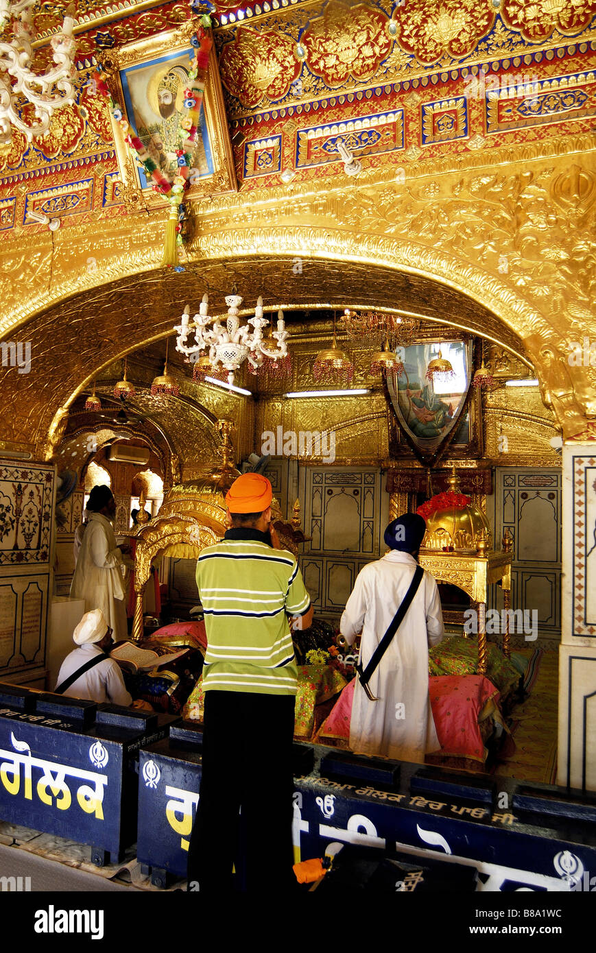 Sachkhand Gurudwarasaheb Gurudwara sahib a Nanded,Maharashtra, India Foto Stock