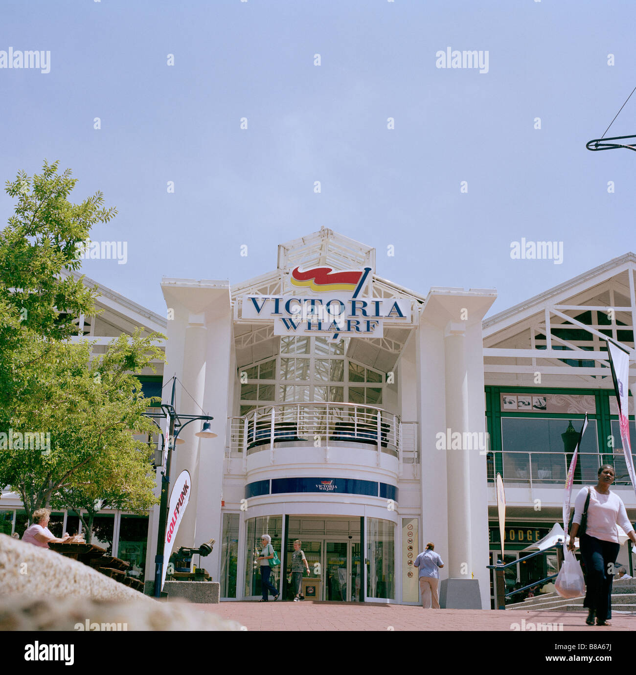 V&a Victoria and Alfred Waterfront a Città del Capo in Sud Africa in Africa subsahariana. vita lifestyle moderno turismo vacanze turismo vacanze viaggi Foto Stock