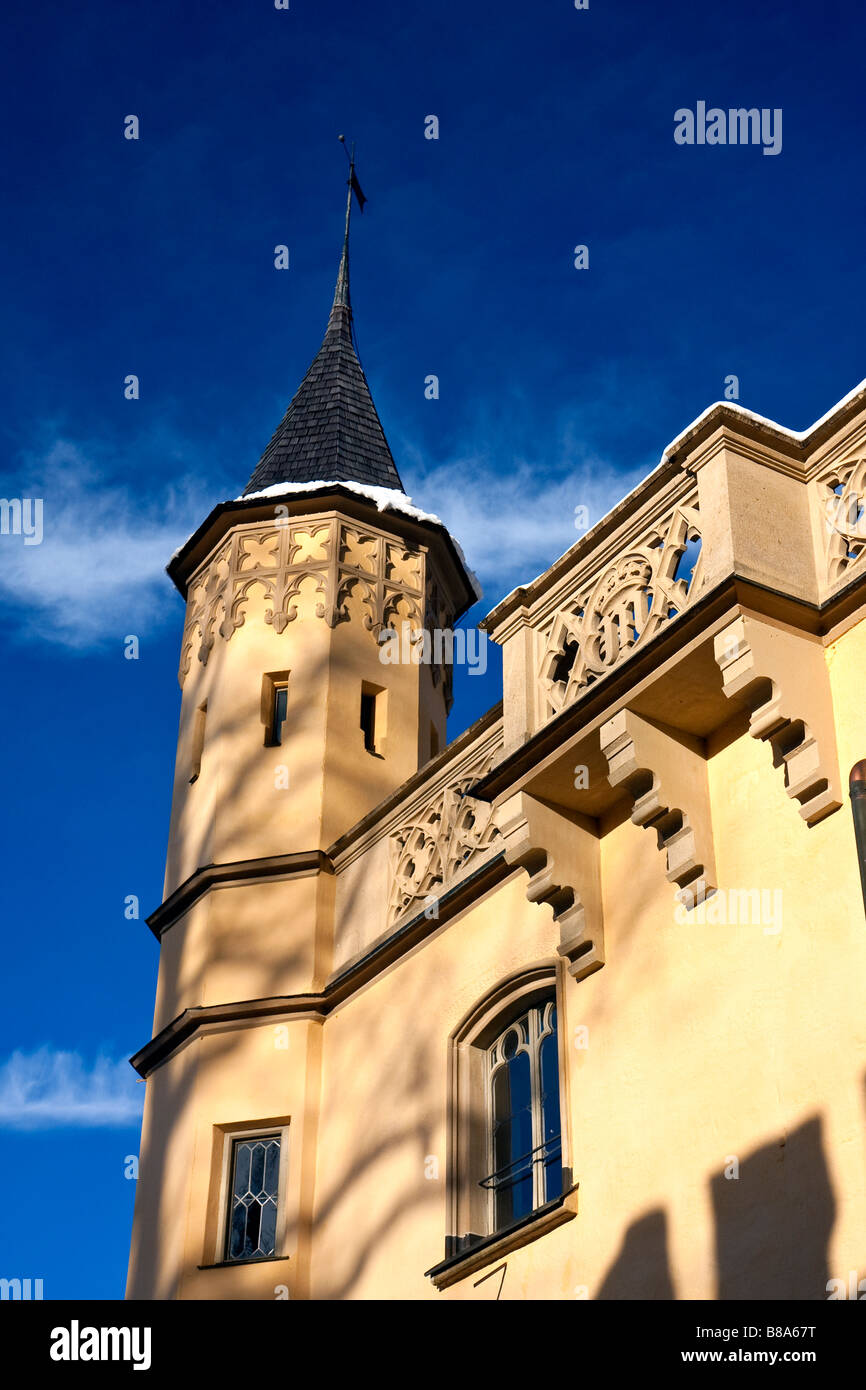 Il Castello di Hohenschwangau Baviera Germania Foto Stock