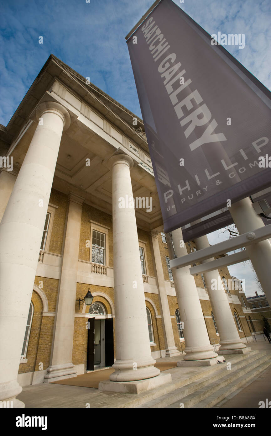 Saatchi Gallery a Chelsea, Londra. Foto Stock