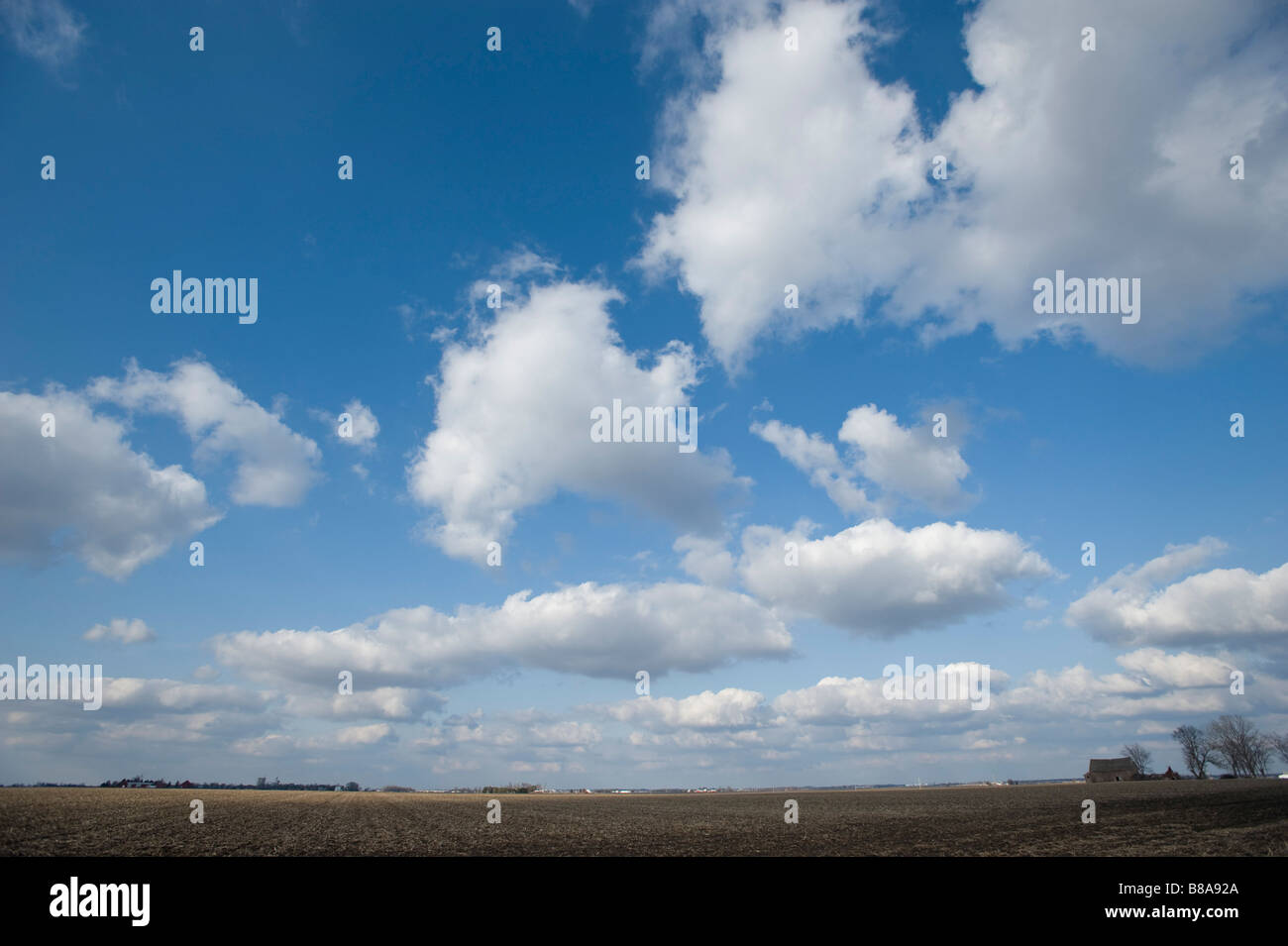 Cielo nuvoloso Foto Stock