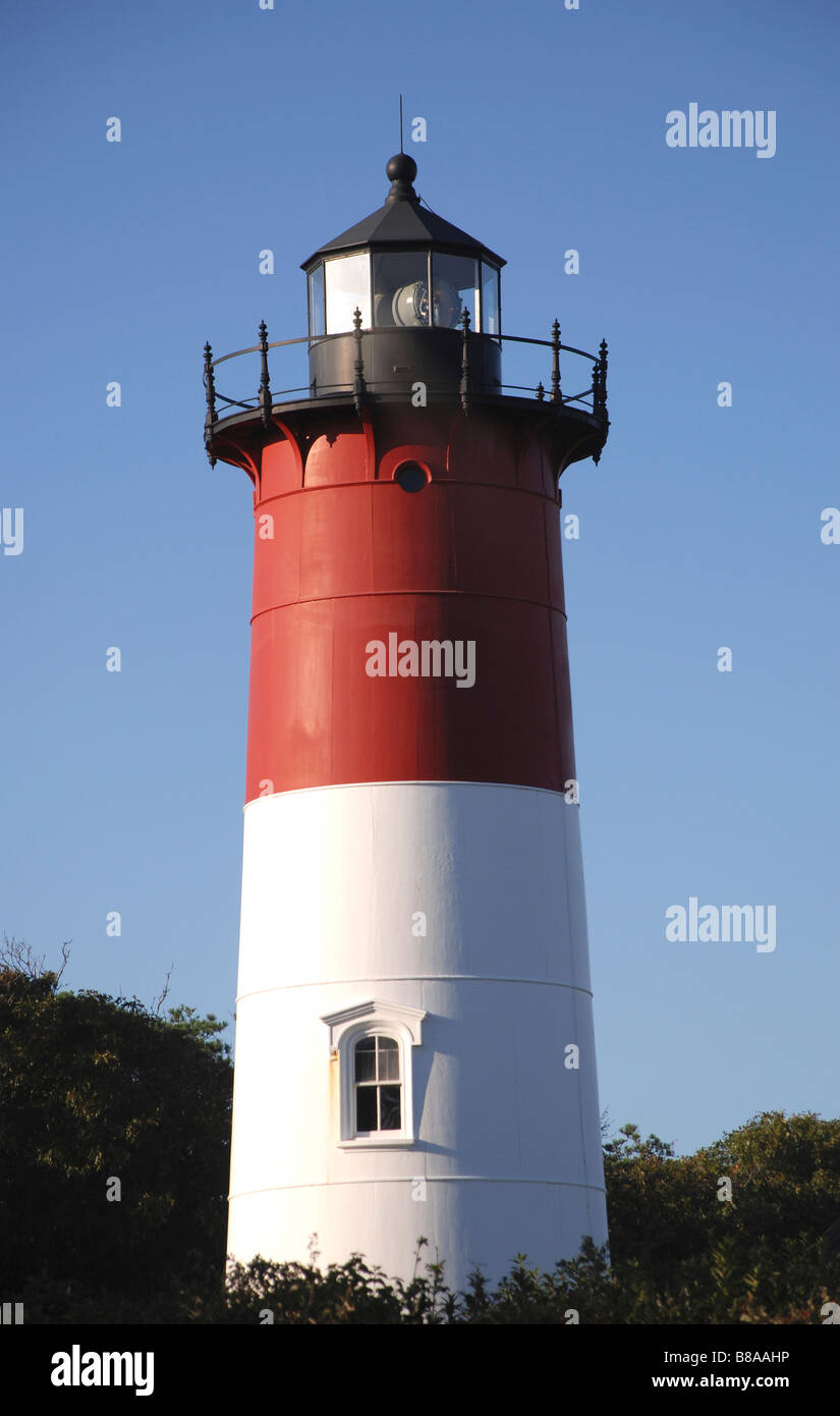 Faro Nauset Eastham Cape Cod Massachusetts New England Foto Stock