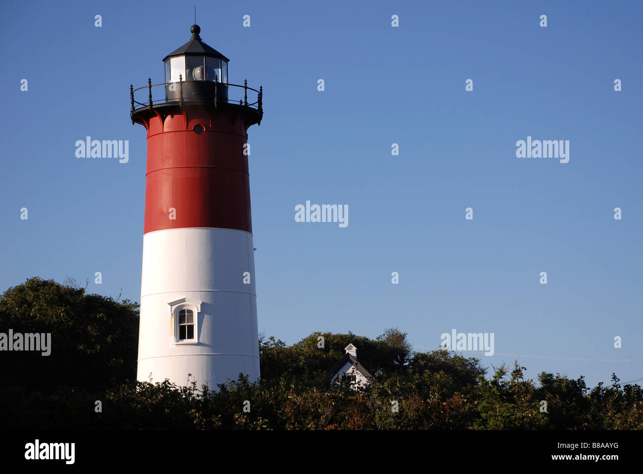 Faro Nauset Eastham Cape Cod Massachusetts New England Foto Stock