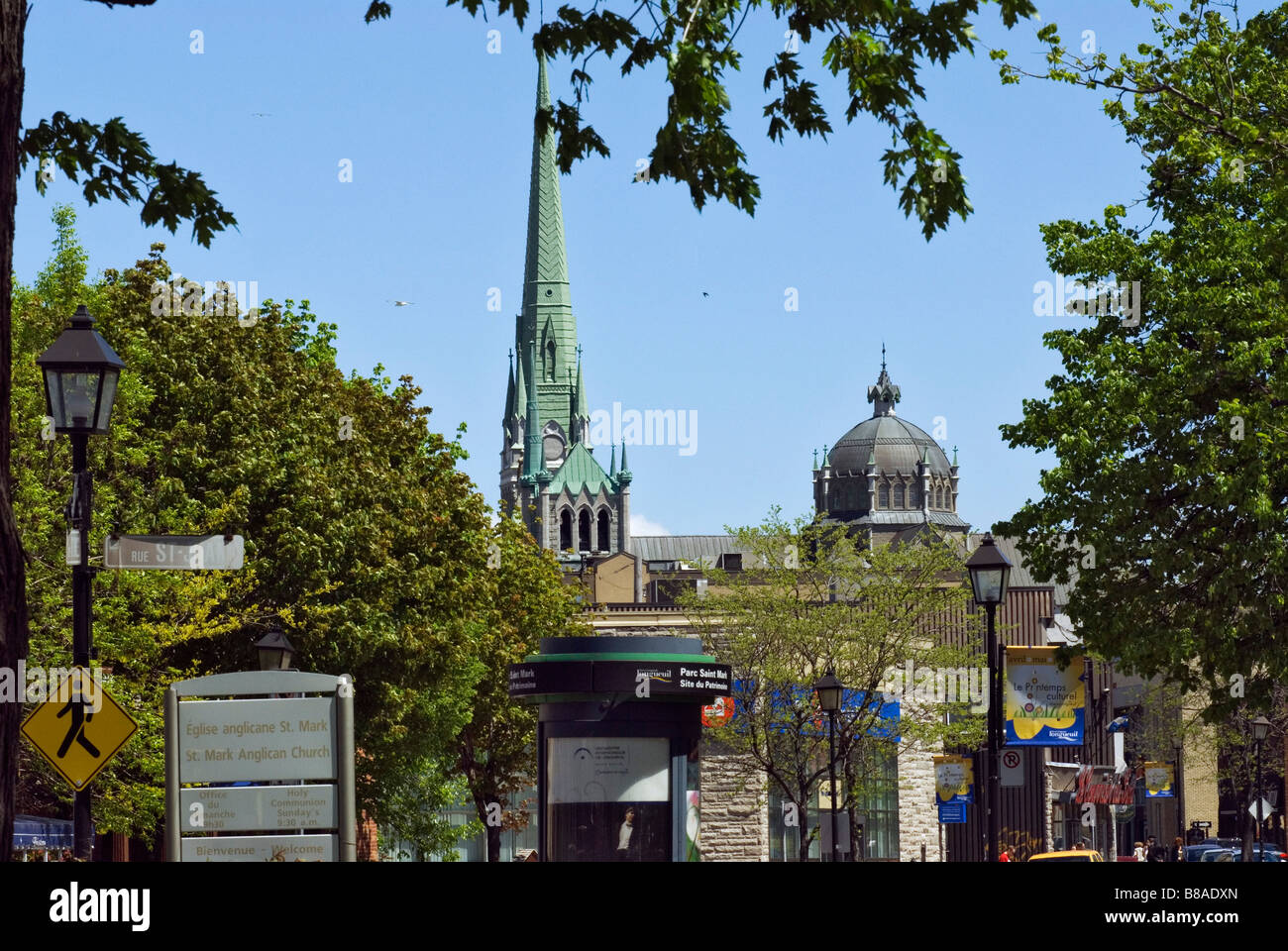 Città di Longueuil sulla riva sud di Montreal Foto Stock