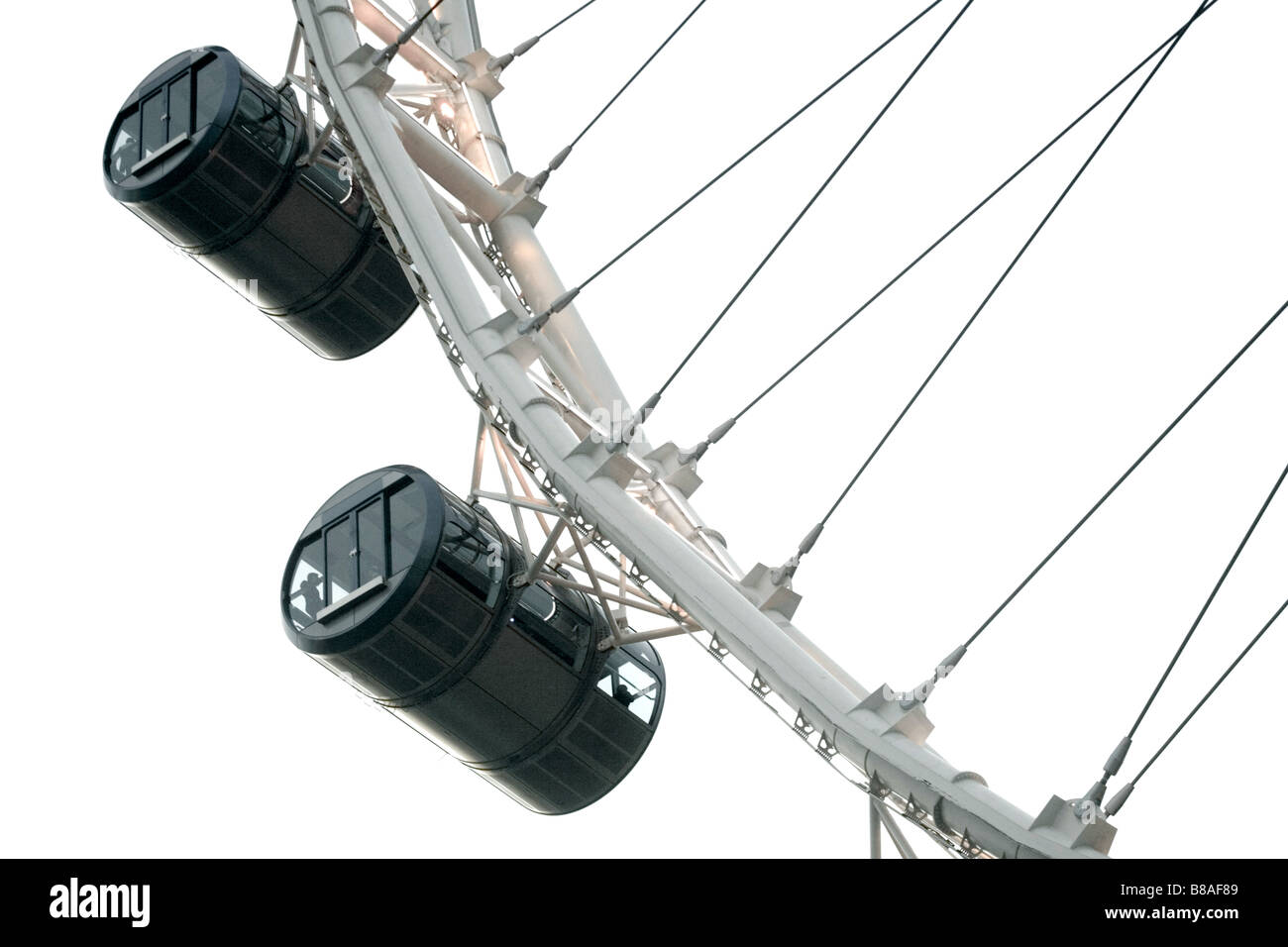 Singapore, Singapore Flyer ruota di osservazione. Foto Stock