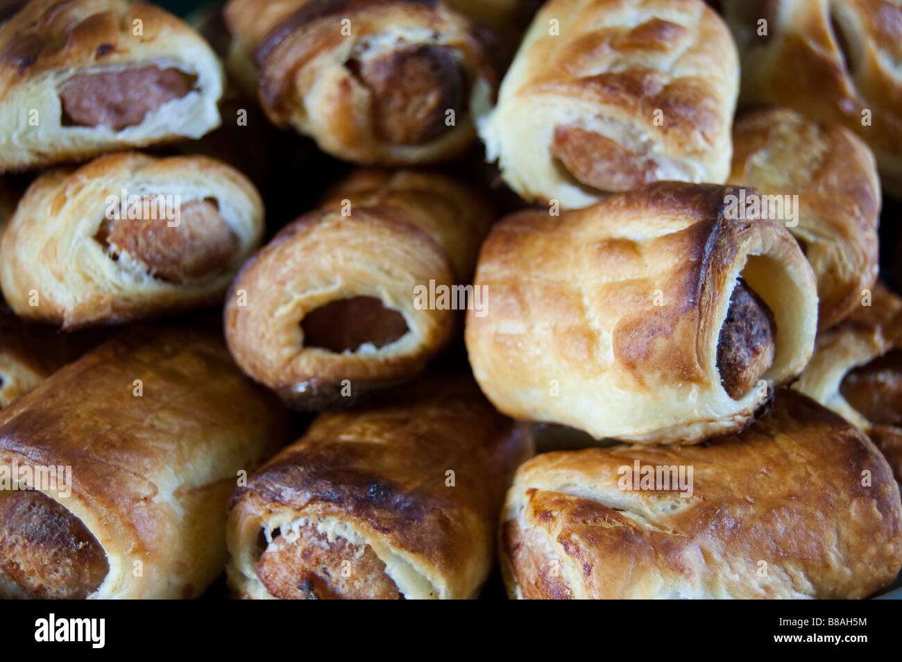 Panini con salsicce Foto Stock