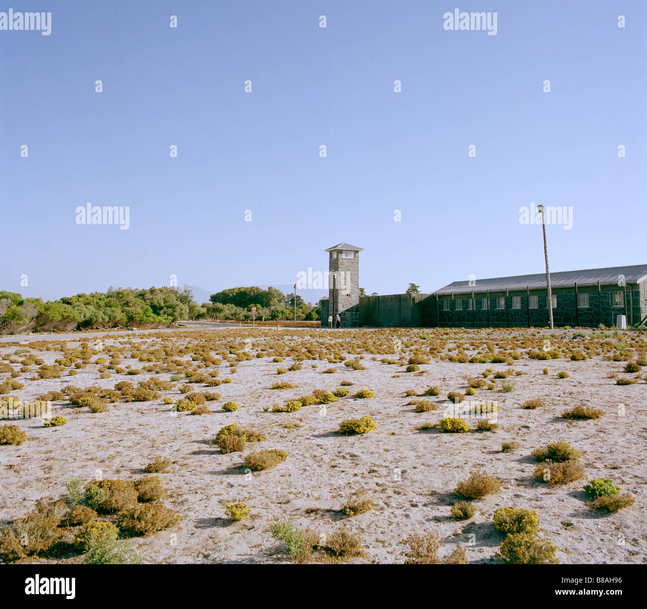 Nelson Mandela prigione di Robben Island Museum a Città del Capo in Sud Africa in Africa subsahariana. apartheid storia storico viaggio storico Foto Stock