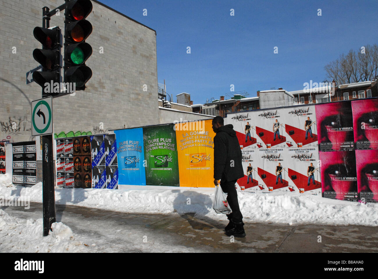Boulevard Saint Laurent Montreal Foto Stock