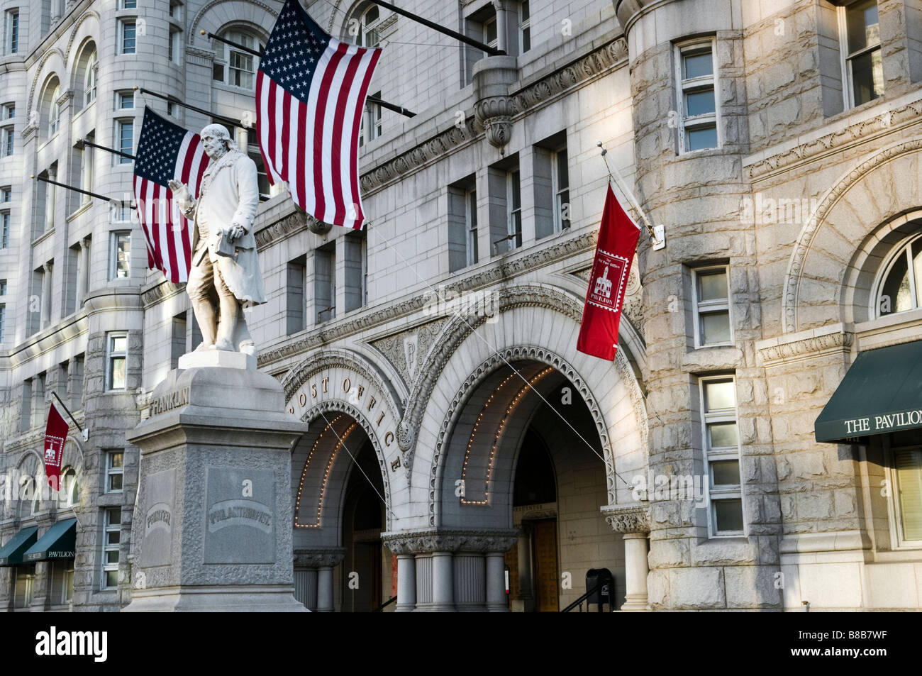 Old Post office pavilion Washington dc Foto Stock