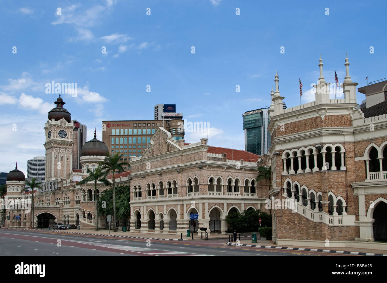 Malesia Kuala Lumpur architettura vittoriana il Sultano Abdul Samad edifici la Corte Suprema della Malaysia di città Centro Storico Foto Stock