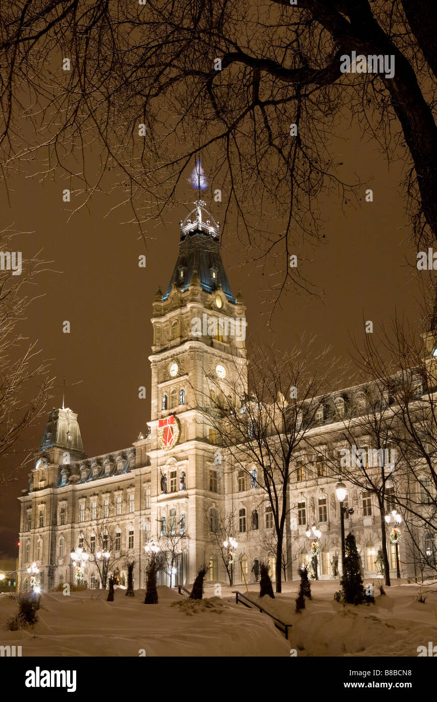 Il palazzo del parlamento di Quebec City in Canada Foto Stock