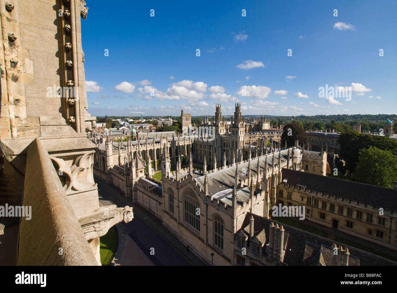 In Europa il REGNO UNITO Inghilterra oxfordshire oxford cityscape All Souls College Foto Stock