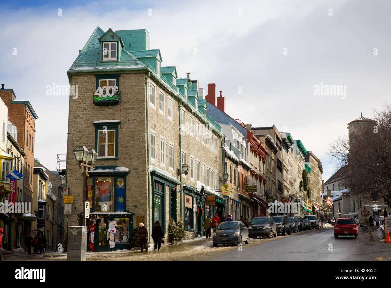 Quartiere Latino Città Vecchia Città Alta città di Québec Foto Stock