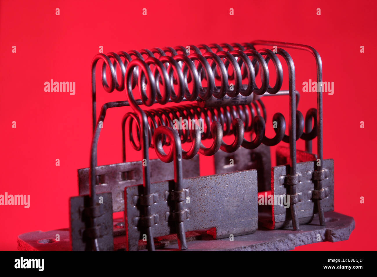 Elementi resistivi sulla parte di autoveicolo Foto Stock