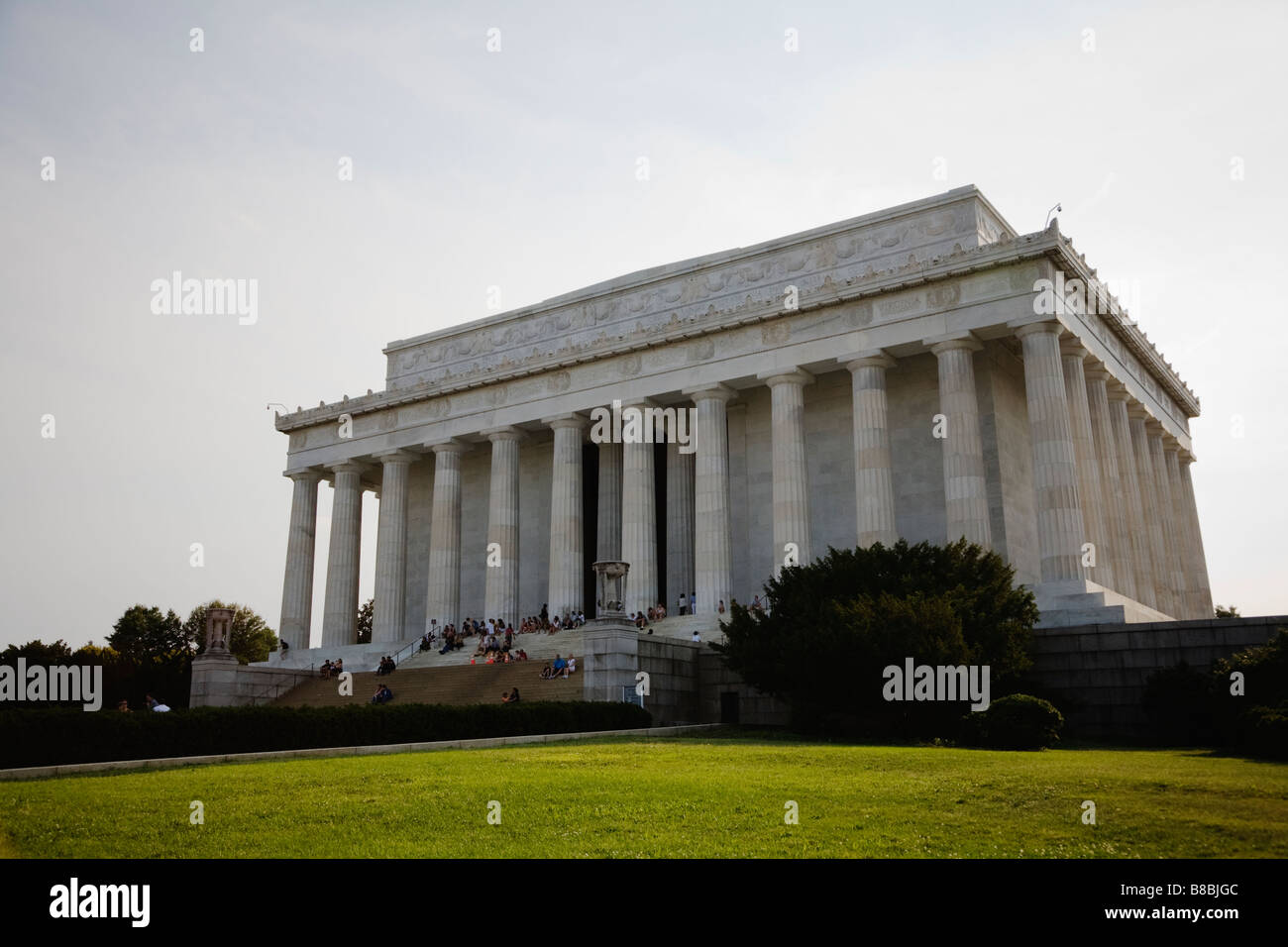 Lincoln Memorial Washington DC STATI UNITI D'AMERICA Foto Stock
