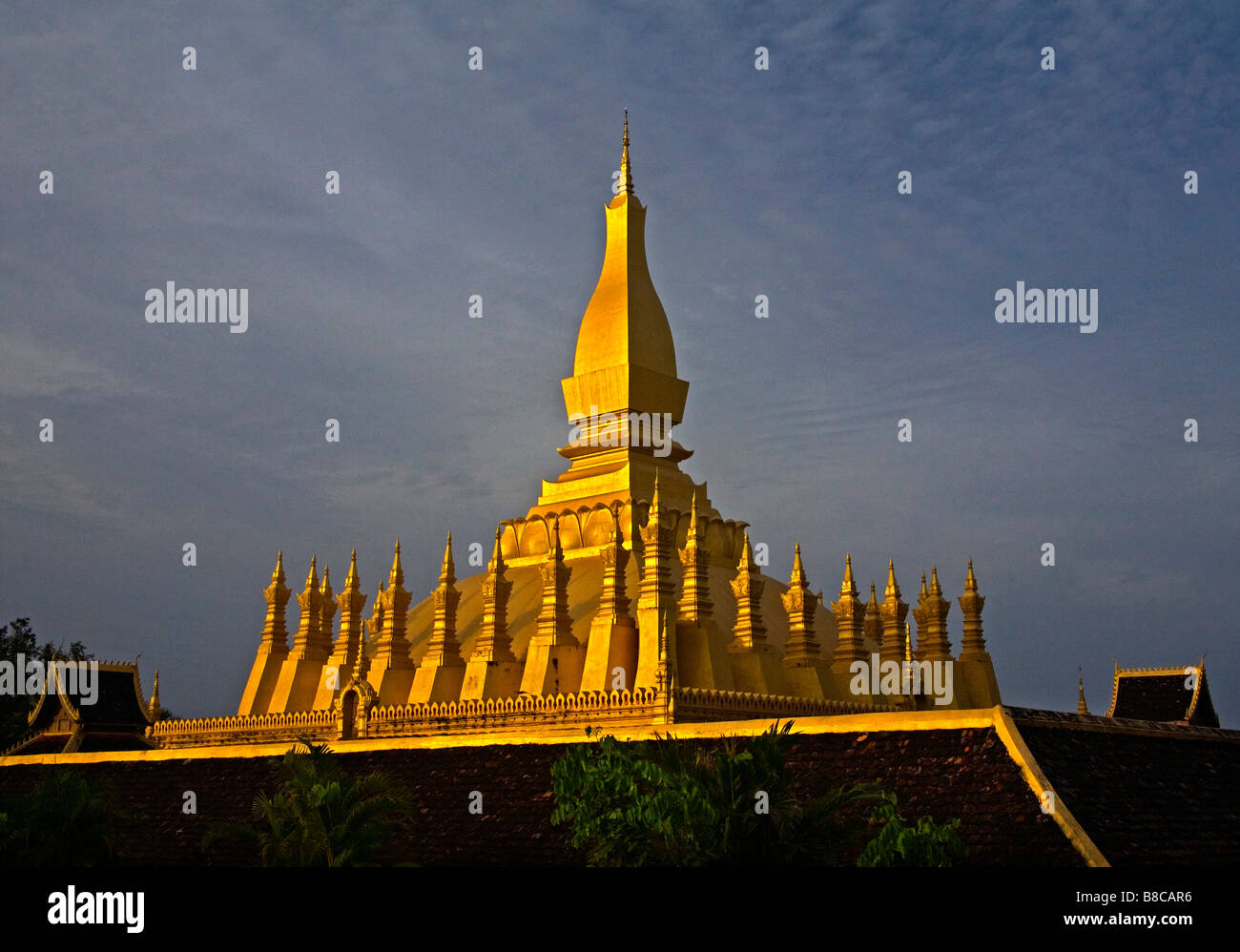 Imponente edificio in Vientiane, Laos Foto Stock