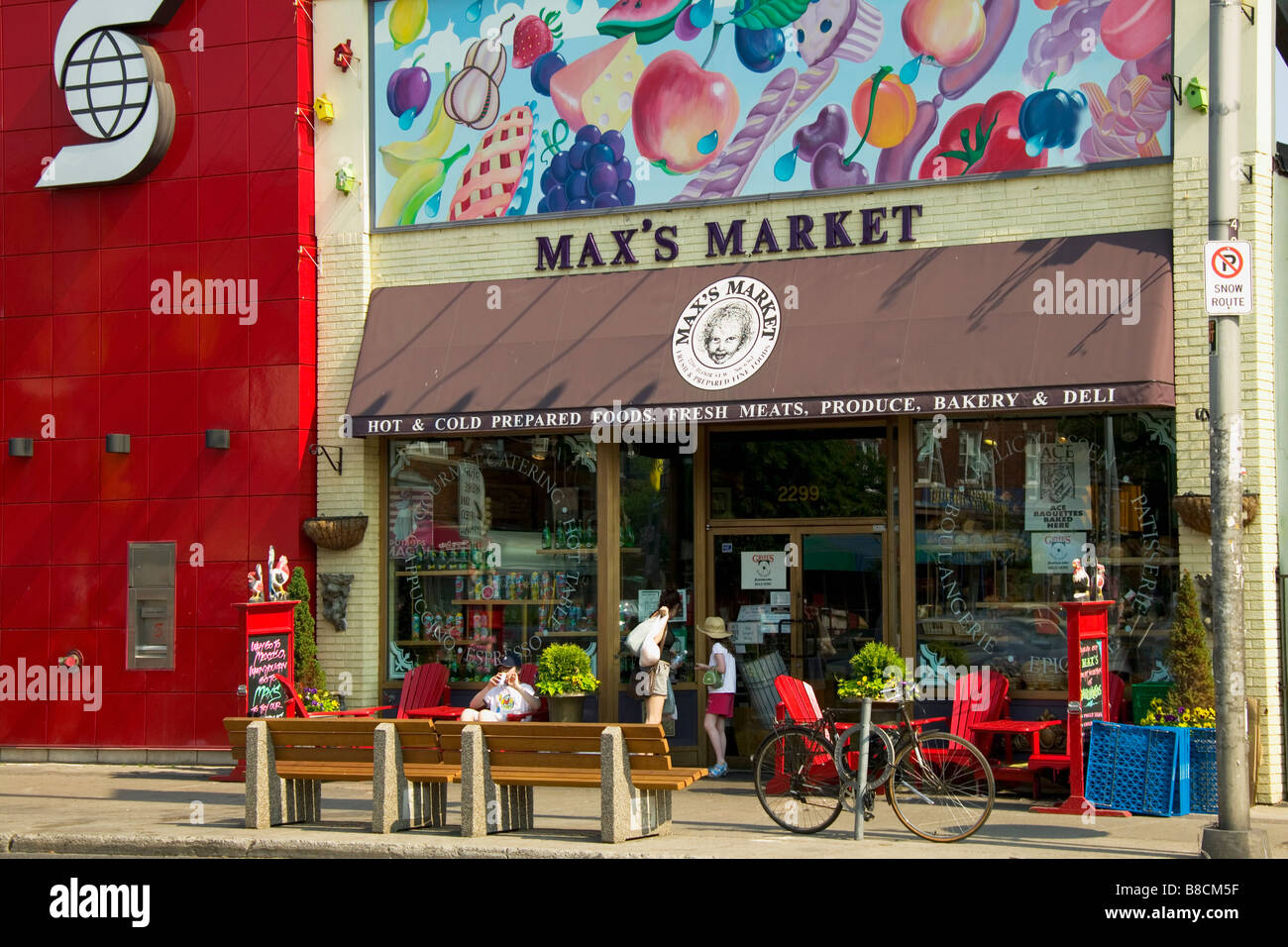 Store Bloor West Village, Toronto, Ontario Foto Stock