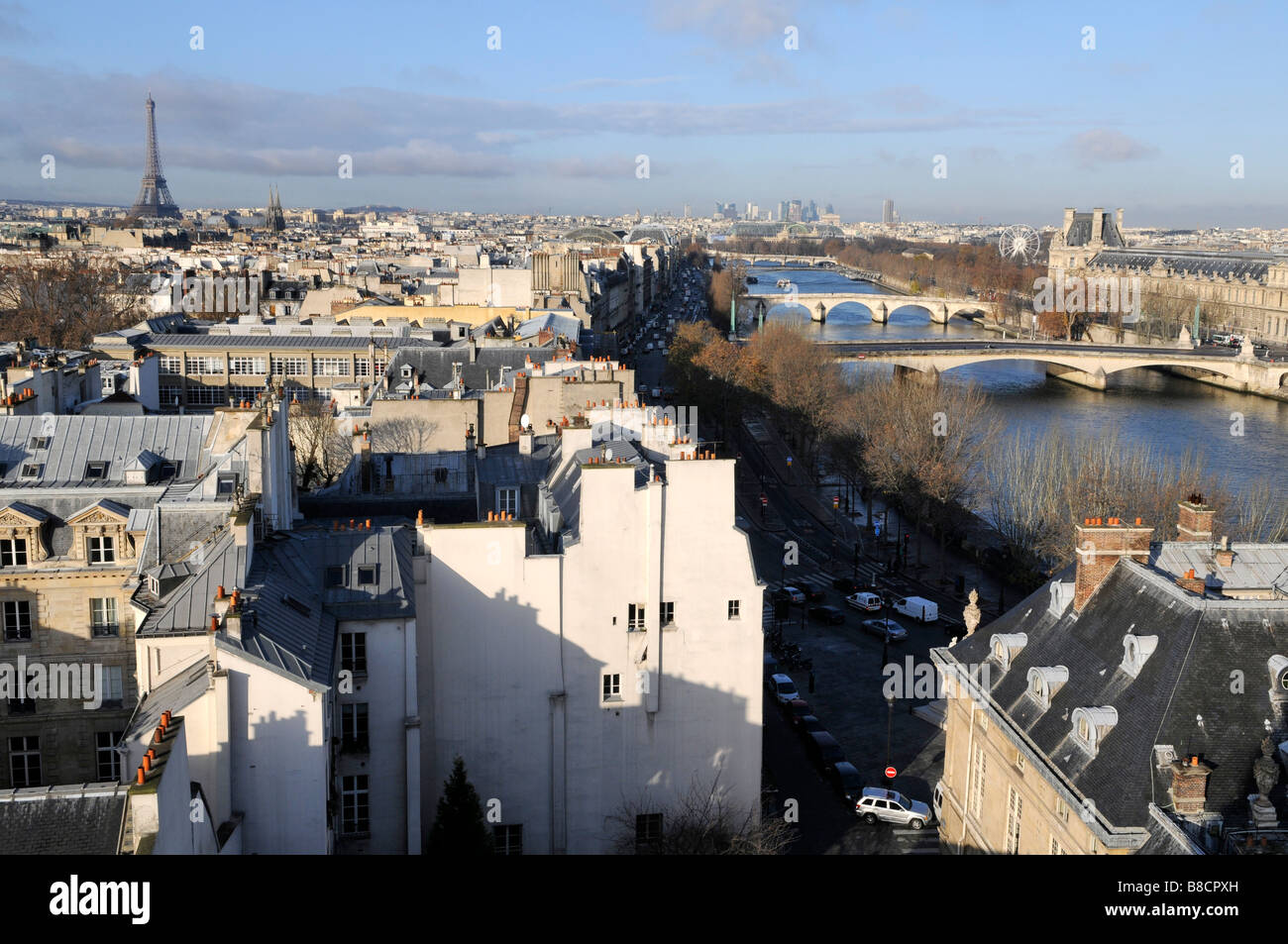 Allasua de Paris la Seine Francia Foto Stock