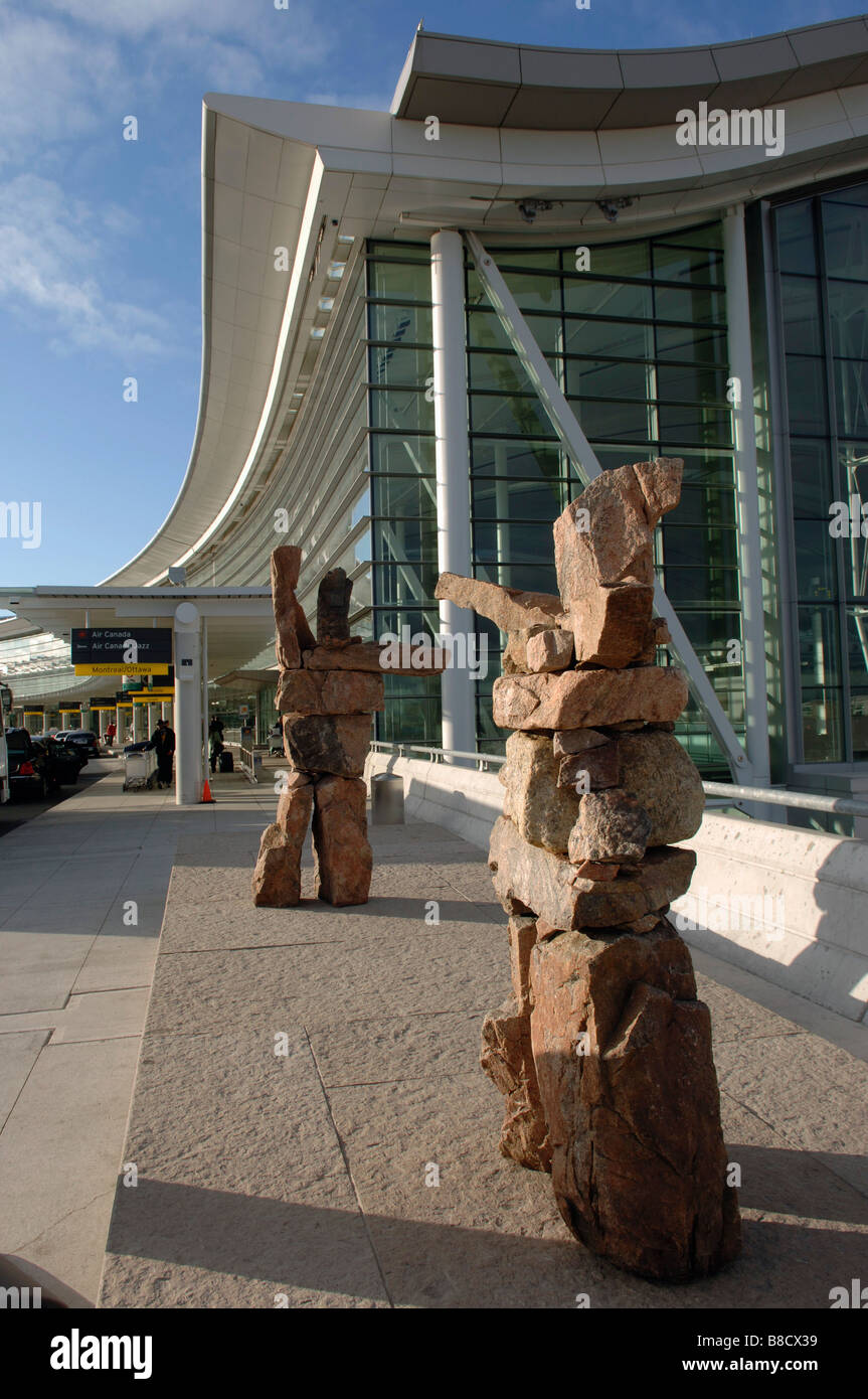 Il terminale 1,Toronto Pearson Partenze Aeroporto di Toronto, Ontario Foto Stock