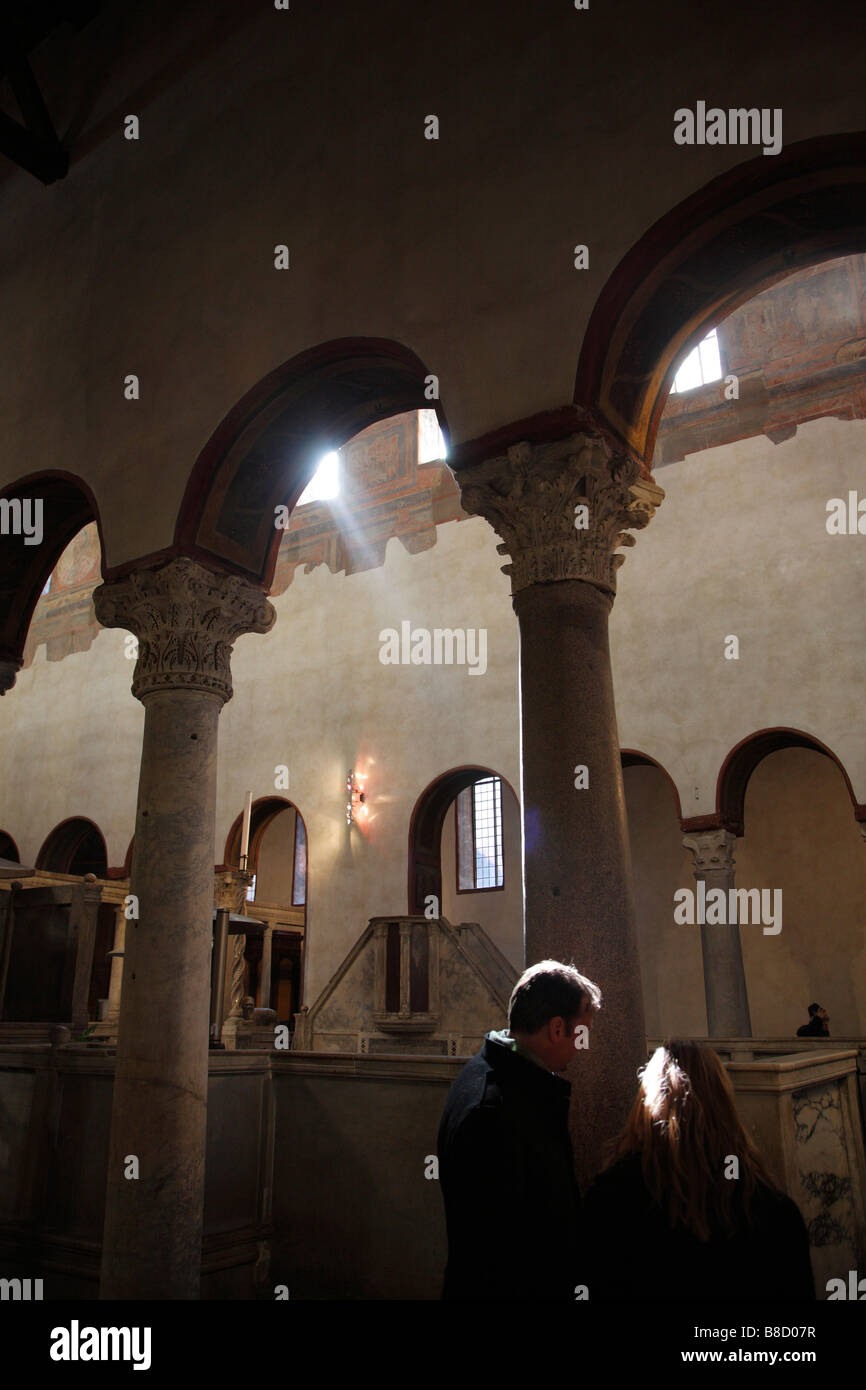 Chiesa di Santa Maria in Cosmedin, Roma, Italia Foto Stock