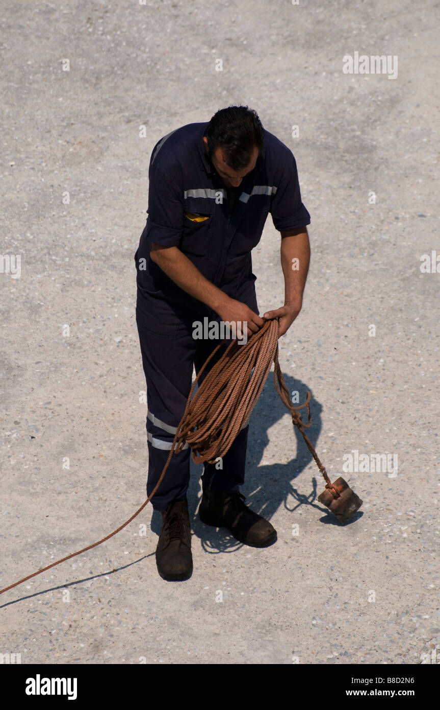 Equipaggio della nave Foto Stock