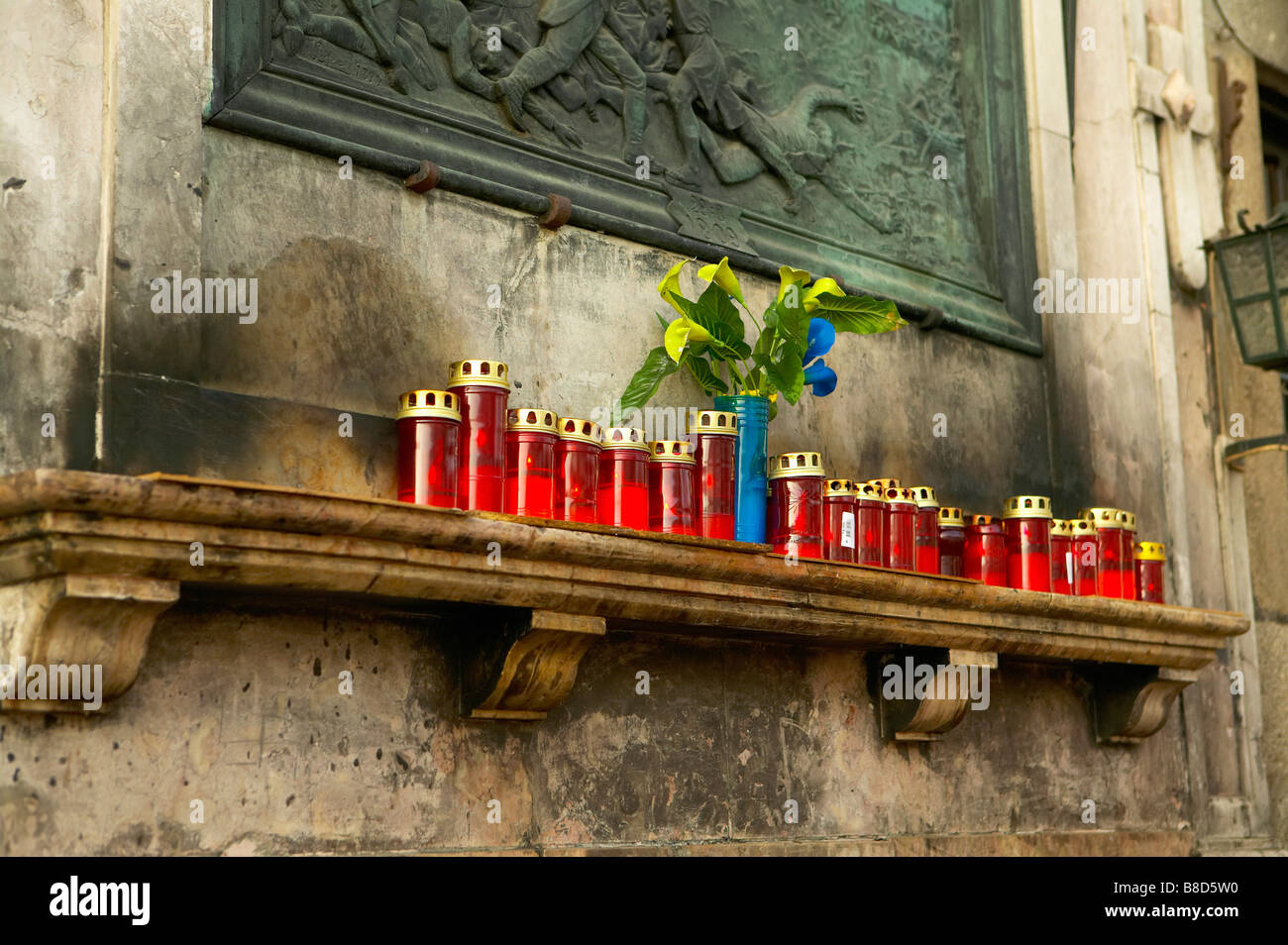 Memorial candele, Porto, Portogallo Foto Stock