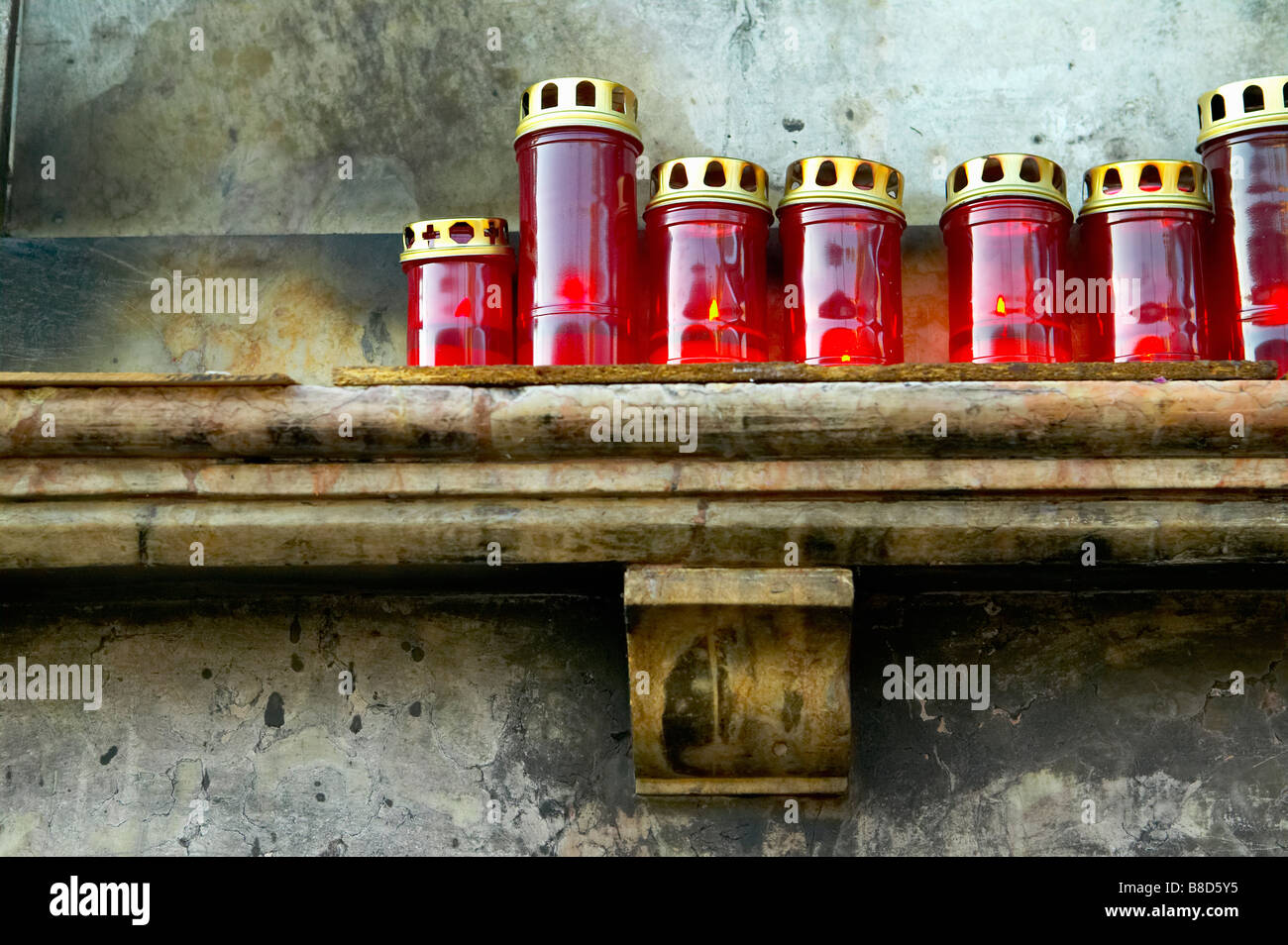 Memorial candele, Porto, Portogallo Foto Stock