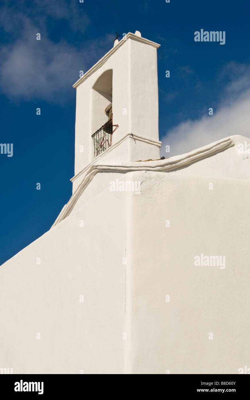 Chiesa di San Lorenzo, Ibiza, Spagna,dettaglio Foto Stock