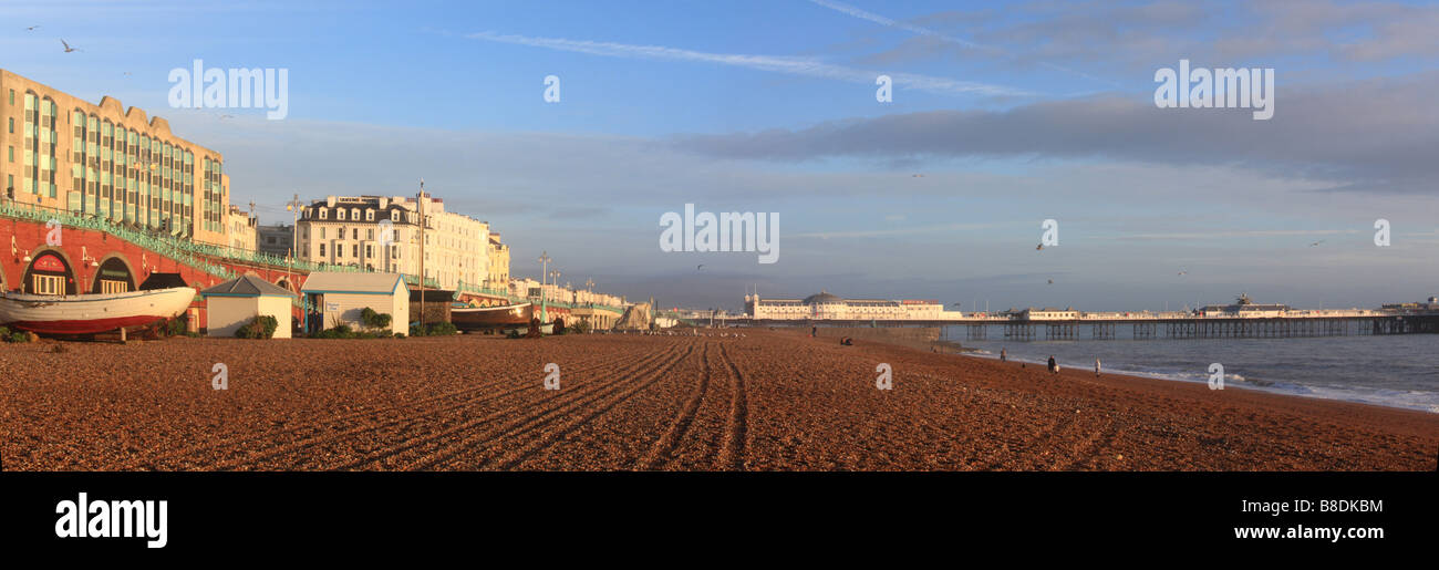 Brighton Seafront, Inghilterra Foto Stock