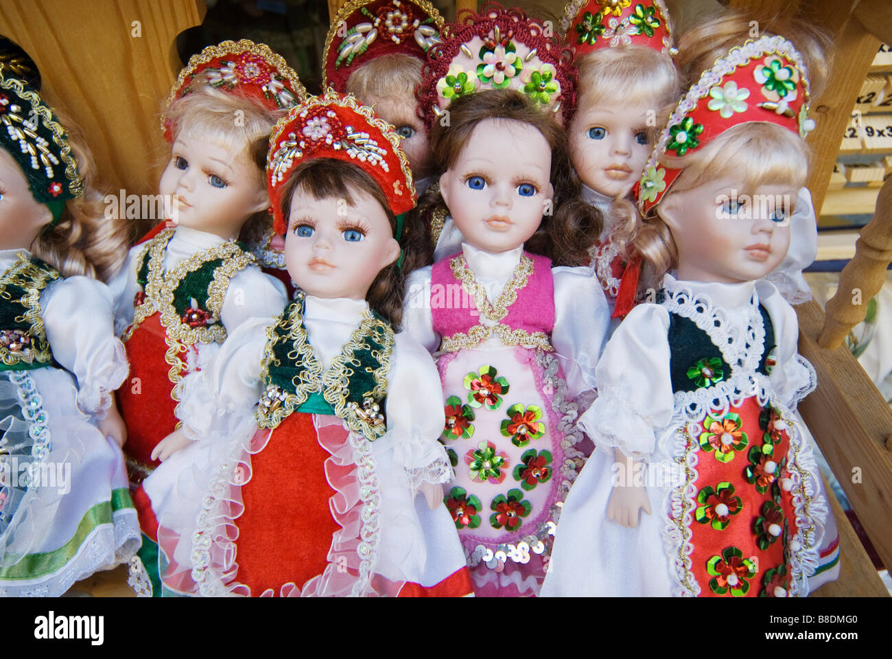 Bambole ungheresi Foto Stock