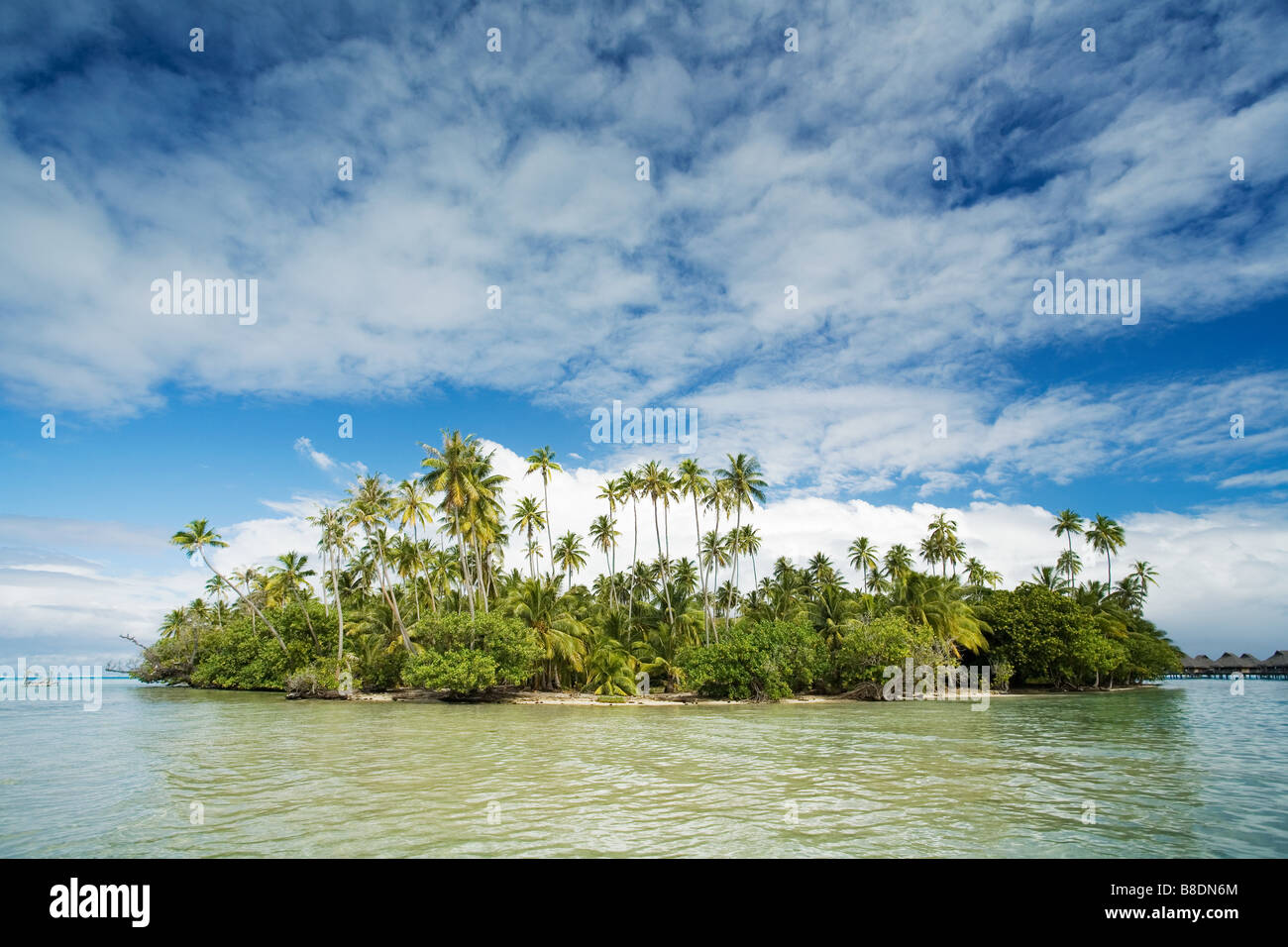 Holiday resort a bora bora Foto Stock