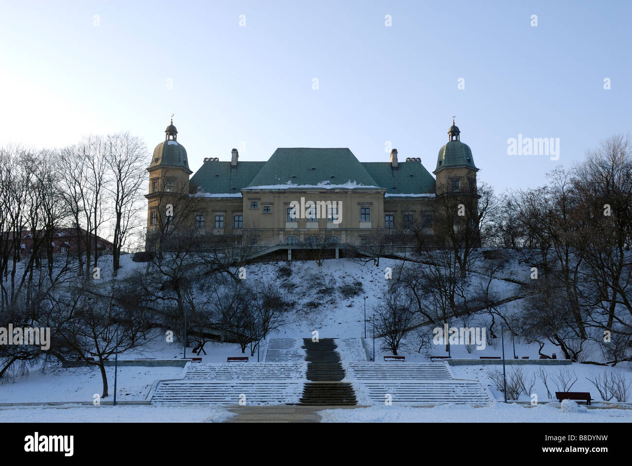 Il castello di Ujazdów a Varsavia, Masovian voivodato, Polonia Foto Stock